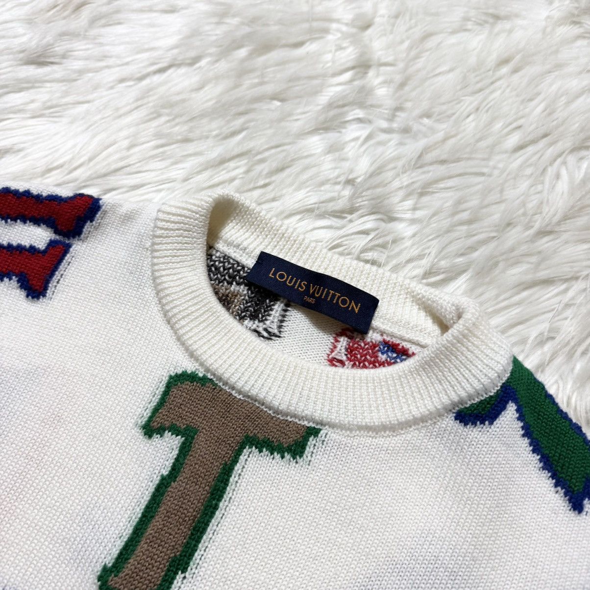 Louis Vuitton Louis Vuitton NBA collaboration multi-logo knit sweater Size US XS / EU 42 / 0 - 8 Thumbnail