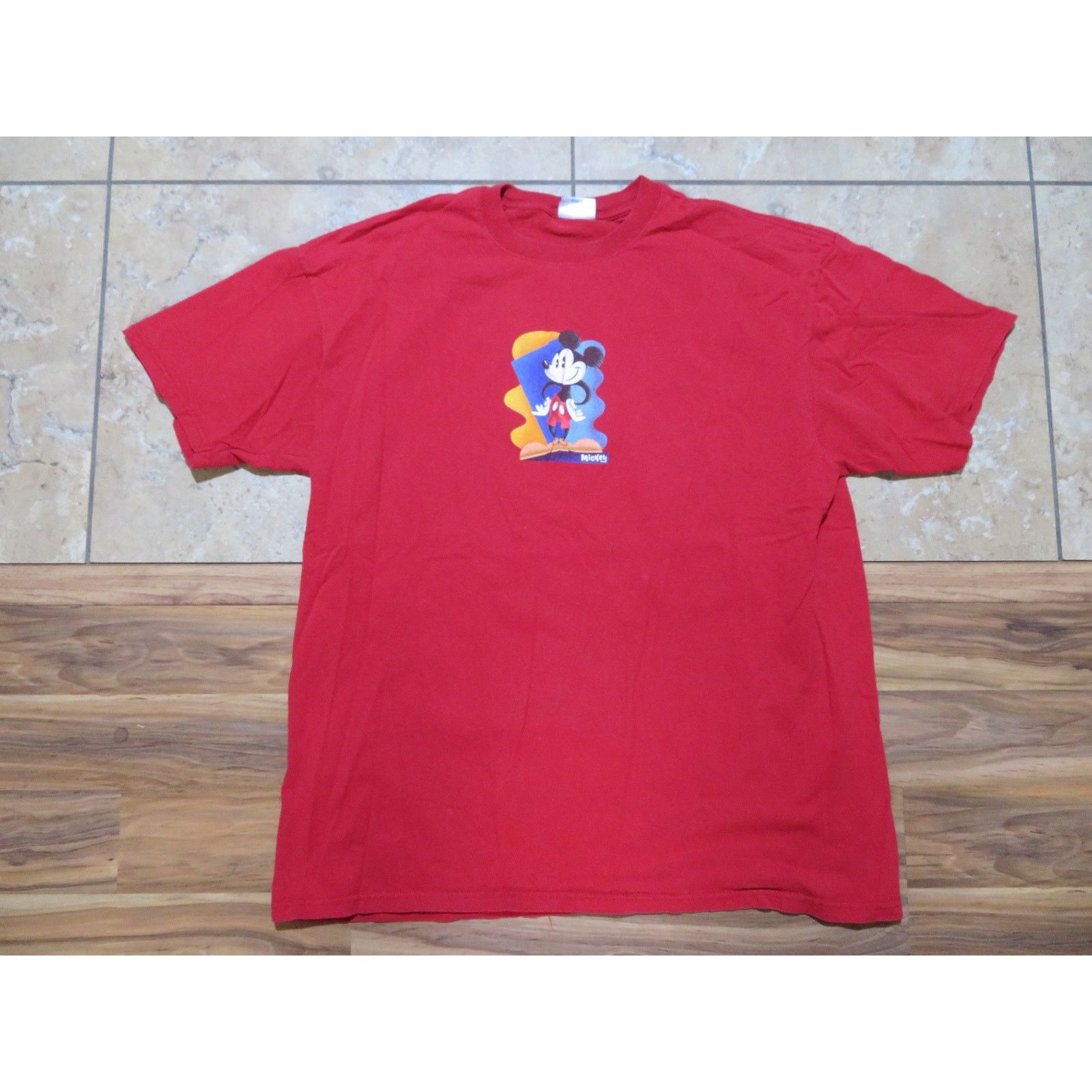 Other Mickey Mouse T-Shirt The Disney Store Red Sz XL Y2K Size US XL / EU 56 / 4 - 1 Thumbnail