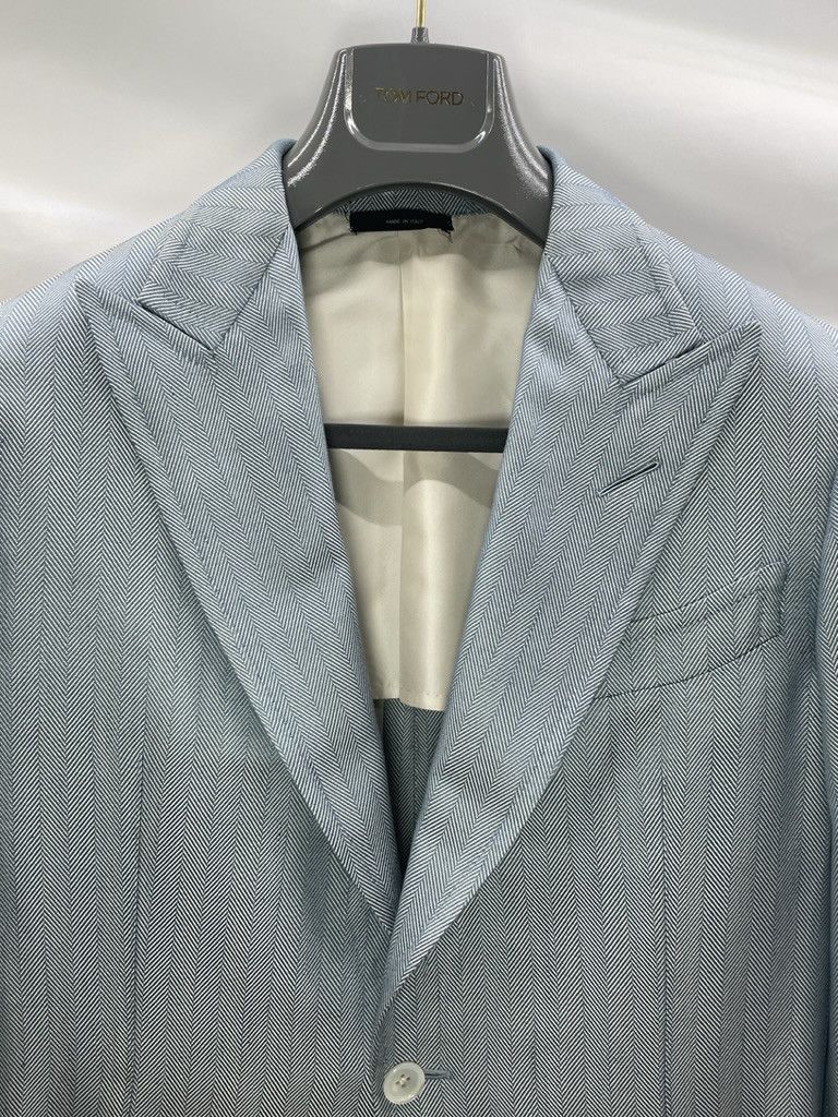 Tom Ford TOM FORD Spencer Basic Base D Silk Unlined Two Button Blazer Size 38R - 2 Thumbnail