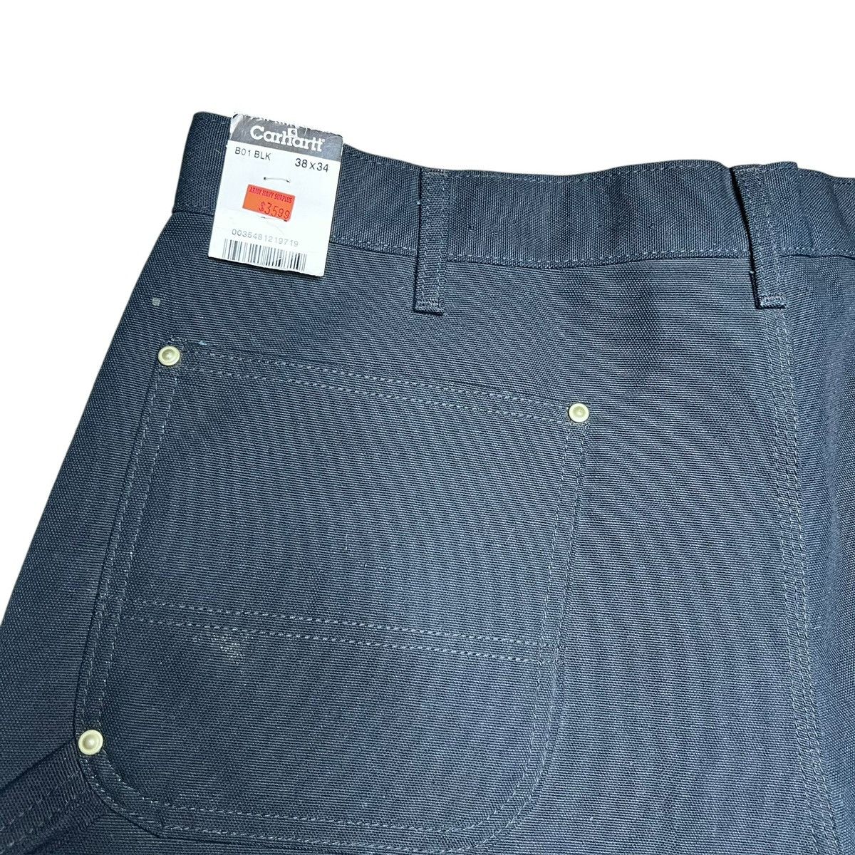 Carhartt Vintage Carhartt B01 BLK Double Knee Black Carpenter Pants Size US 38 / EU 54 - 12 Thumbnail
