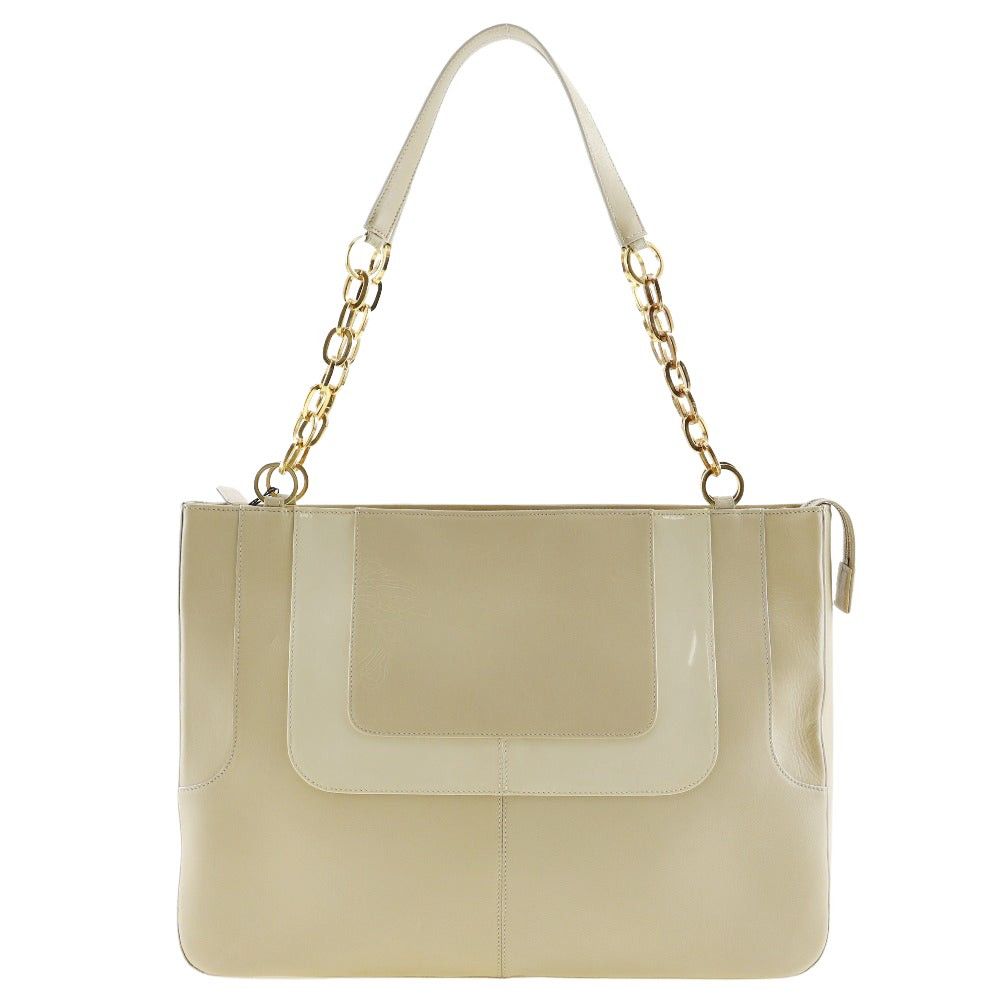 Versace Beige Leather Shoulder Bag (Pre-Owned) Size ONE SIZE - 1 Thumbnail