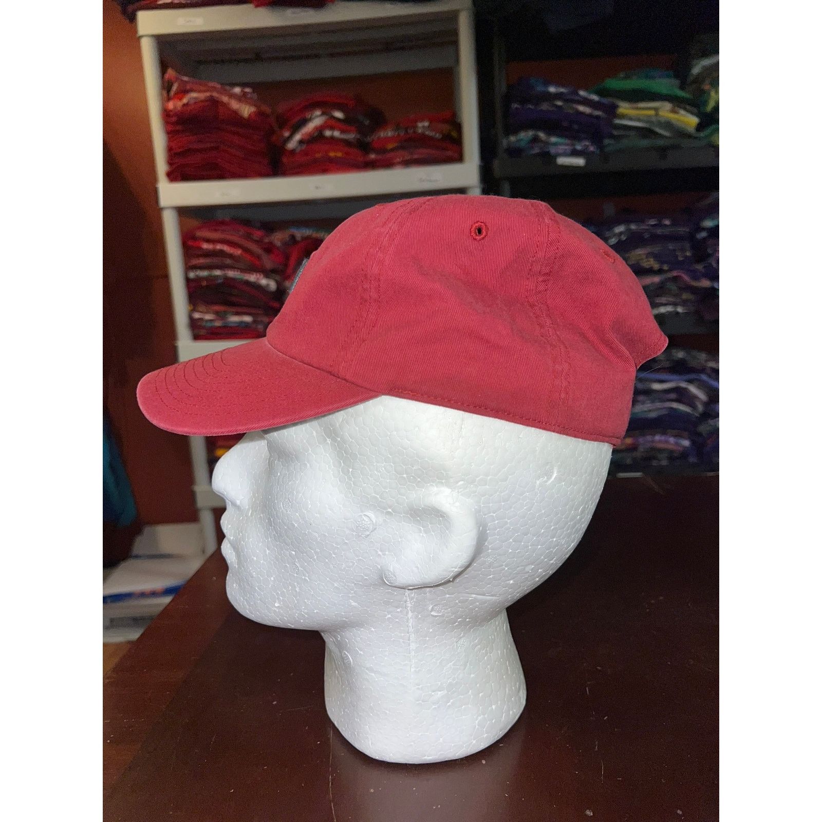 Adidas Vintage Adidas Hat 3 Stripes Red Gray Cap Headwear Climalite Size ONE SIZE - 3 Thumbnail