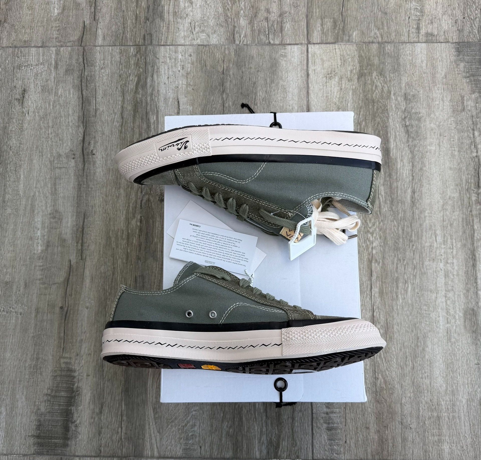 Visvim VISVIM NOLAN LO Canvas Leather Low-Top Size US 9 / EU 42 - 3 Thumbnail