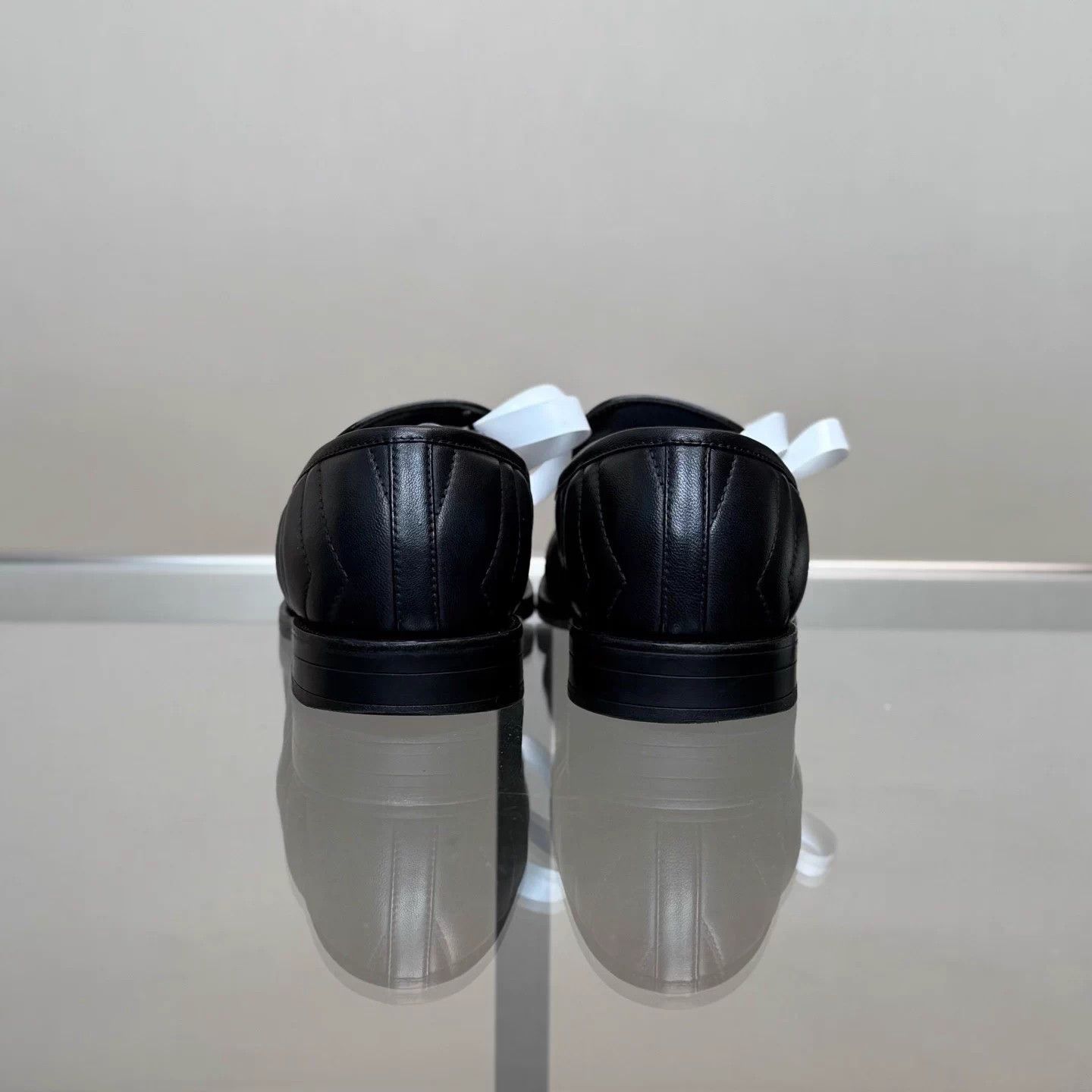 Gucci GUCCI Double G Lambskin Loafers 36 99 Size US 5.5 / IT 35.5 - 4 Thumbnail