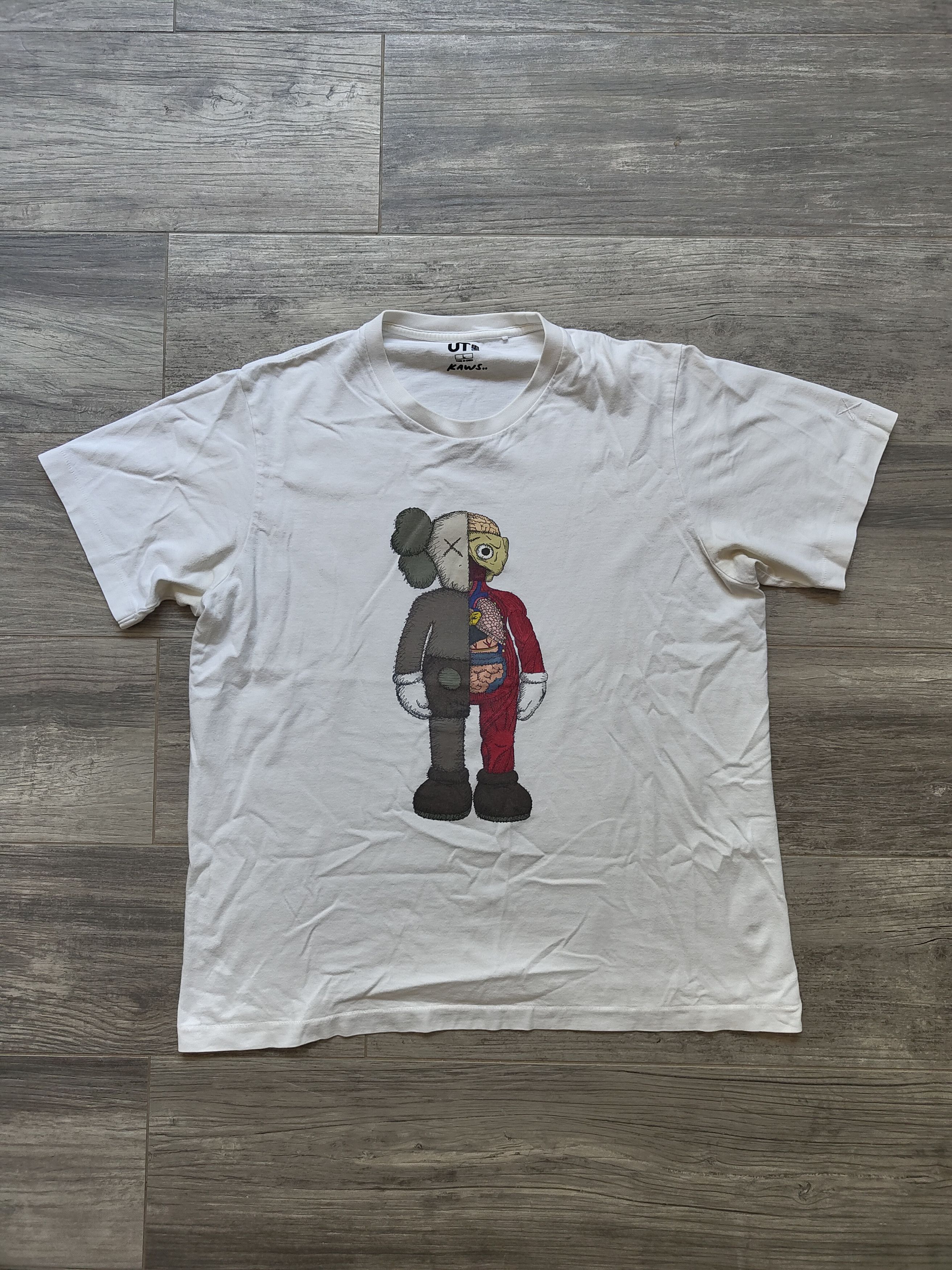 Kaws × Uniqlo Kaws x Uniqlo Flayed tee white Size US L / EU 52-54 / 3 - 1 Thumbnail