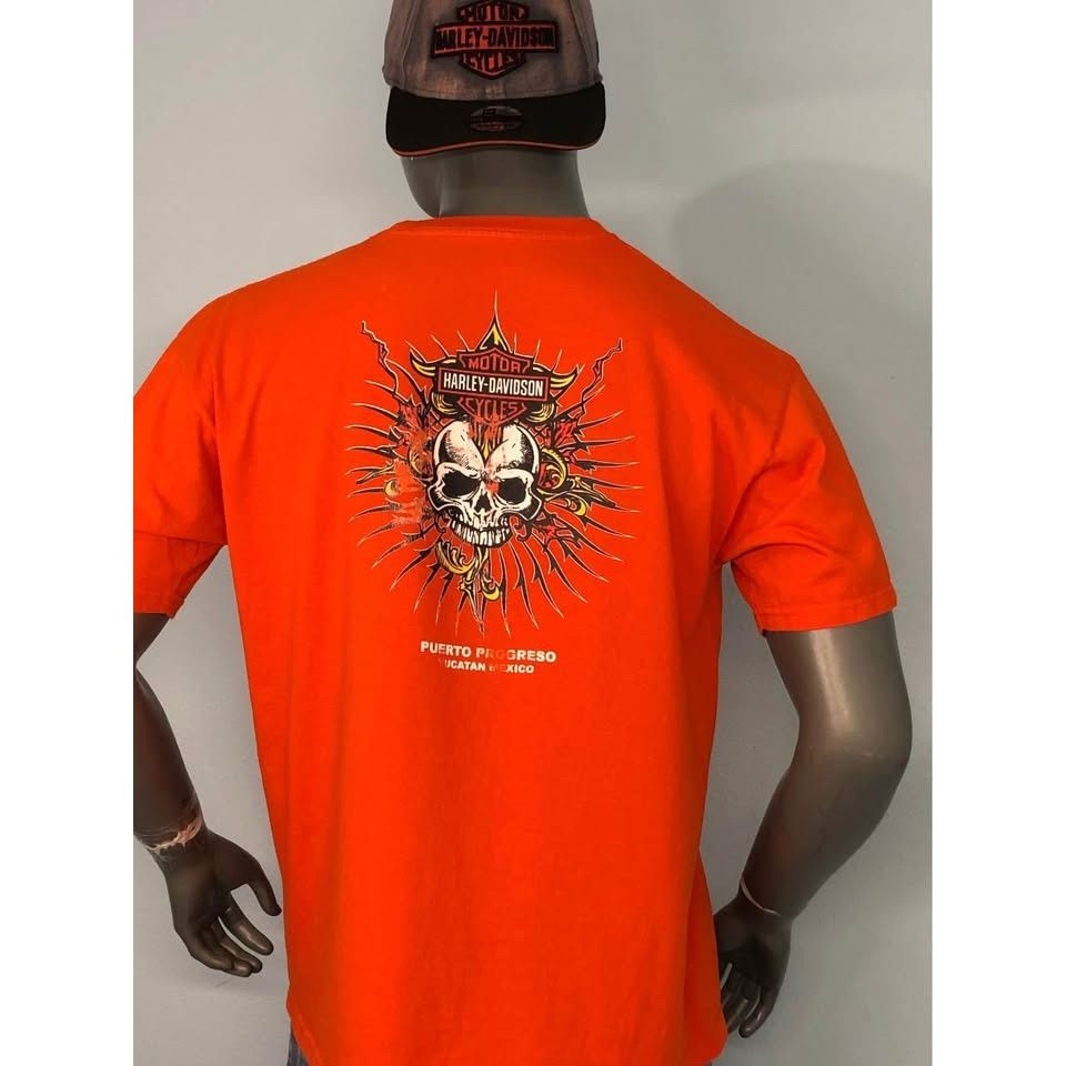 Harley Davidson Harley Davidson T-shirt XL Men PUERTO PROGRESO, MEXICO Size US XL / EU 56 / 4 - 1 Thumbnail