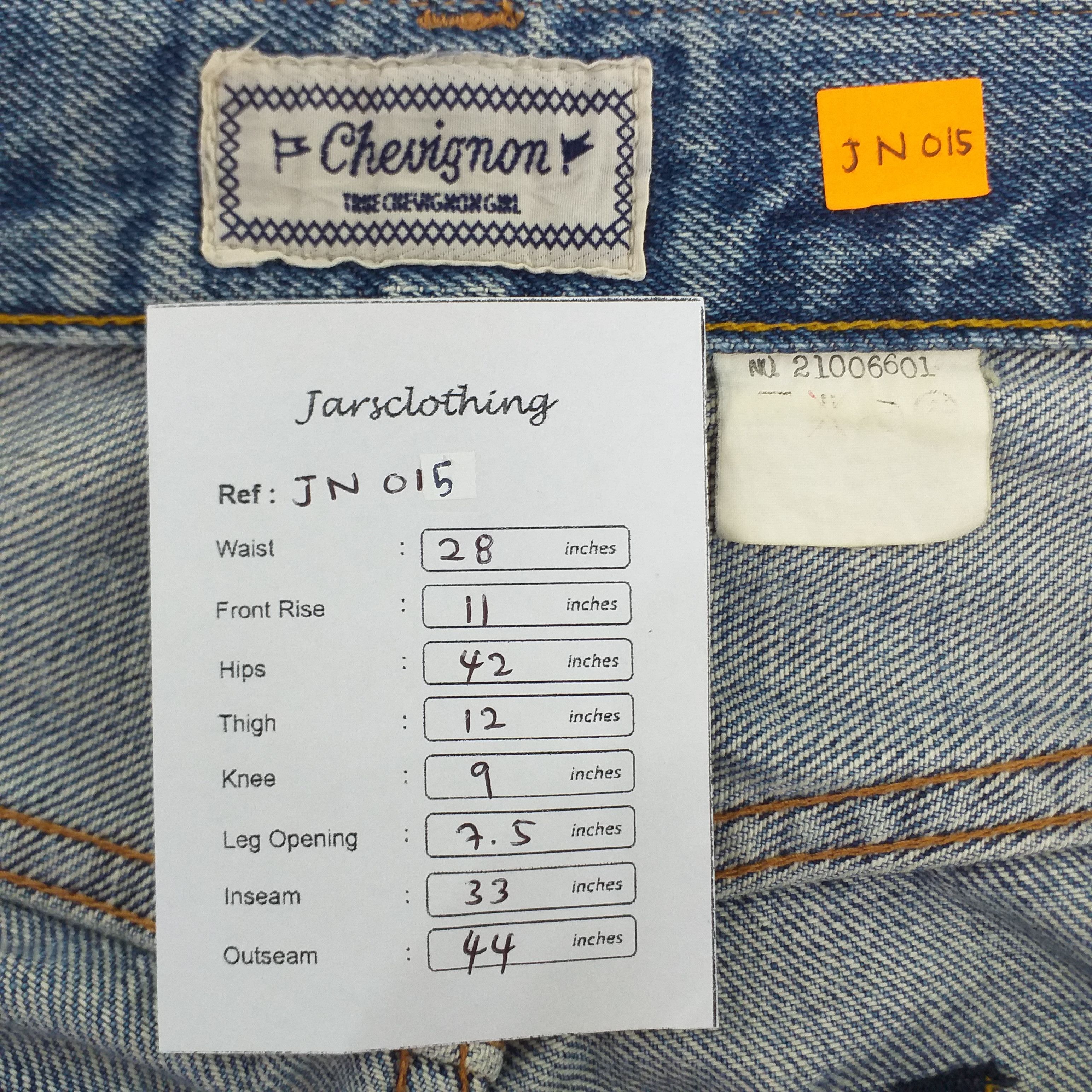Japanese Brand Chevignon Japanese Brand Distressed Denim 28x33 -JN015 Size US 28 / EU 44 - 14 Thumbnail
