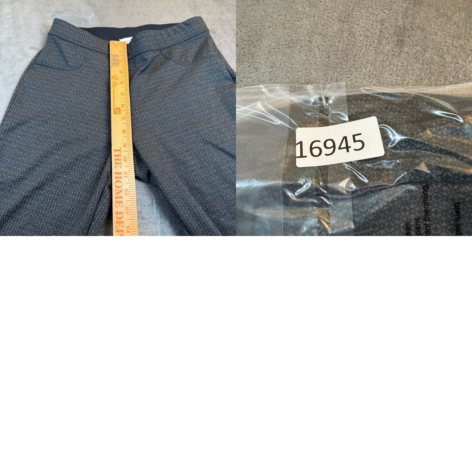 Vintage Max Studio Geometric Print Ponte Leggings Pants Gray Black Womens Medium 27x29" Size 32" / US 10 / IT 46 - 8 Thumbnail