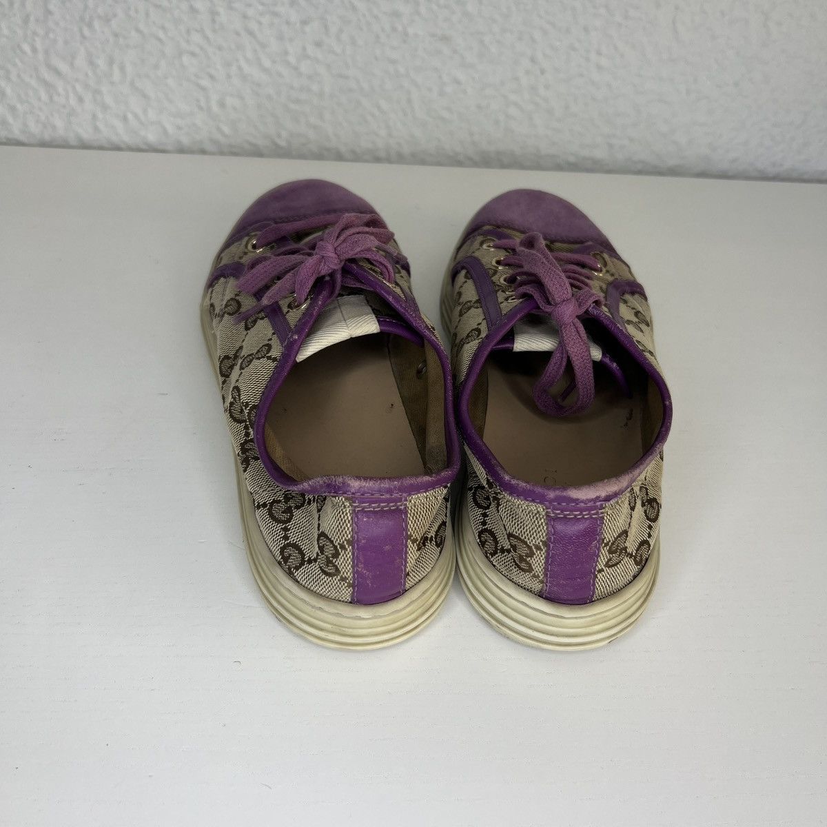 Gucci Gucci GG Shoes Trainers Sneakers Monogram Pink Leather Y2K Size US 9 / IT 39 - 4 Thumbnail