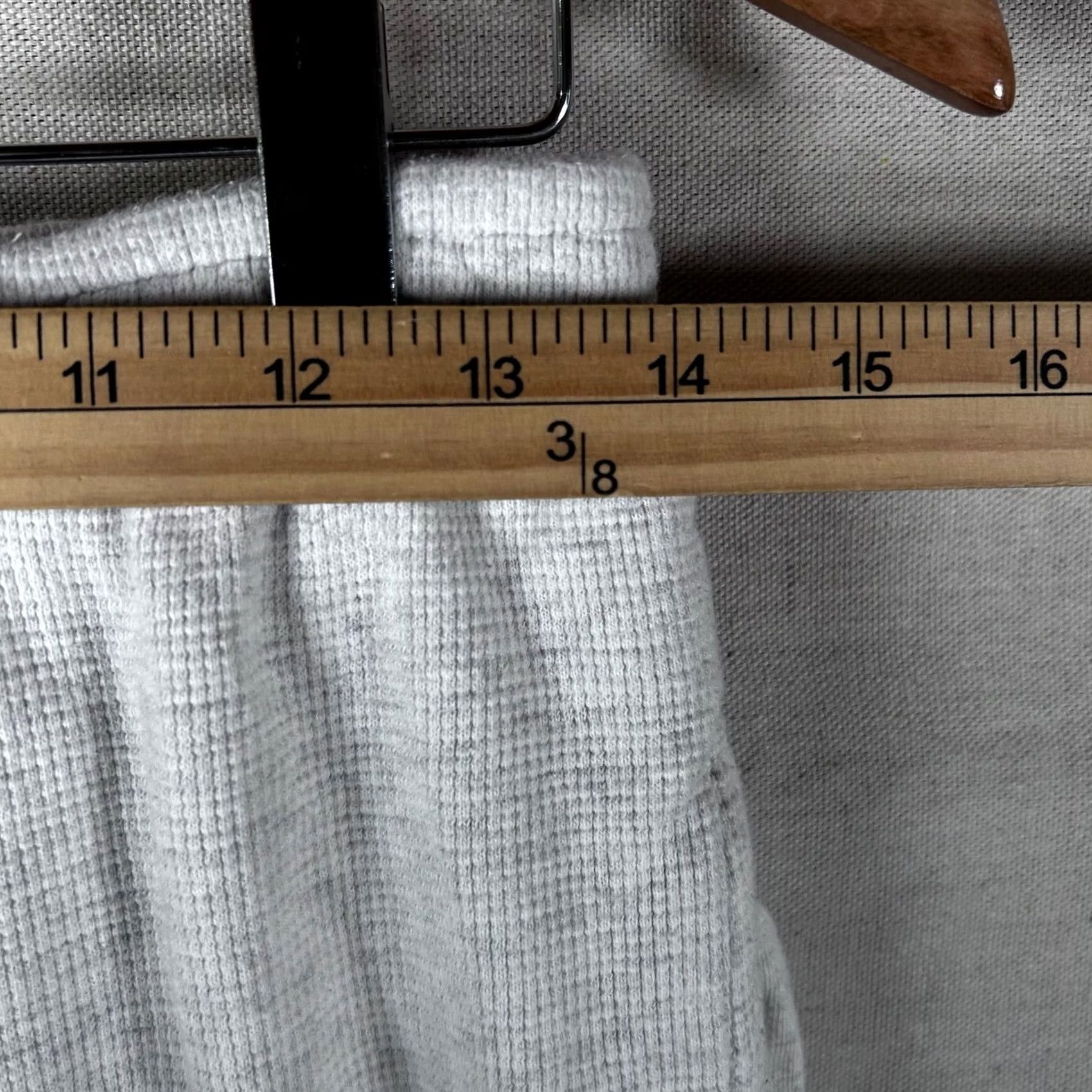 Brandy Melville Brandy Melville Gray Waffle Knit Thermal Pajama Pants Cotton Wide Leg Lounge Pants Womens One Size Regular Size 42" / US 20 - 5 Thumbnail
