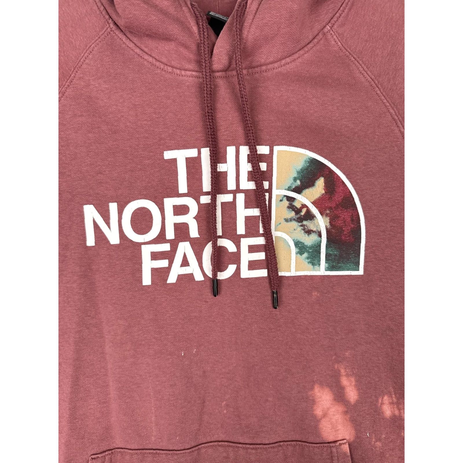 The North Face The North Face Hoodie Women XL Burgundy Pullover Kangaroo Pocket Graphic Logo - Women - XL - Burgundy/Red - Hoodie - Graphic Print - All Seasons Size XL / US 12-14 / IT 48-50 - 6 Thumbnail