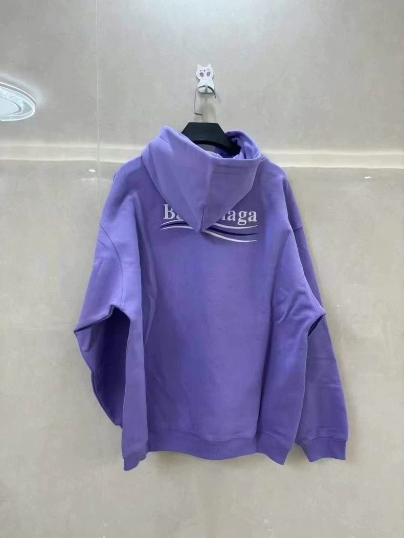 Balenciaga Balenciaga Purple Embroidered Coke Logo Hoodie Size US M / EU 48-50 / 2 - 2 Thumbnail