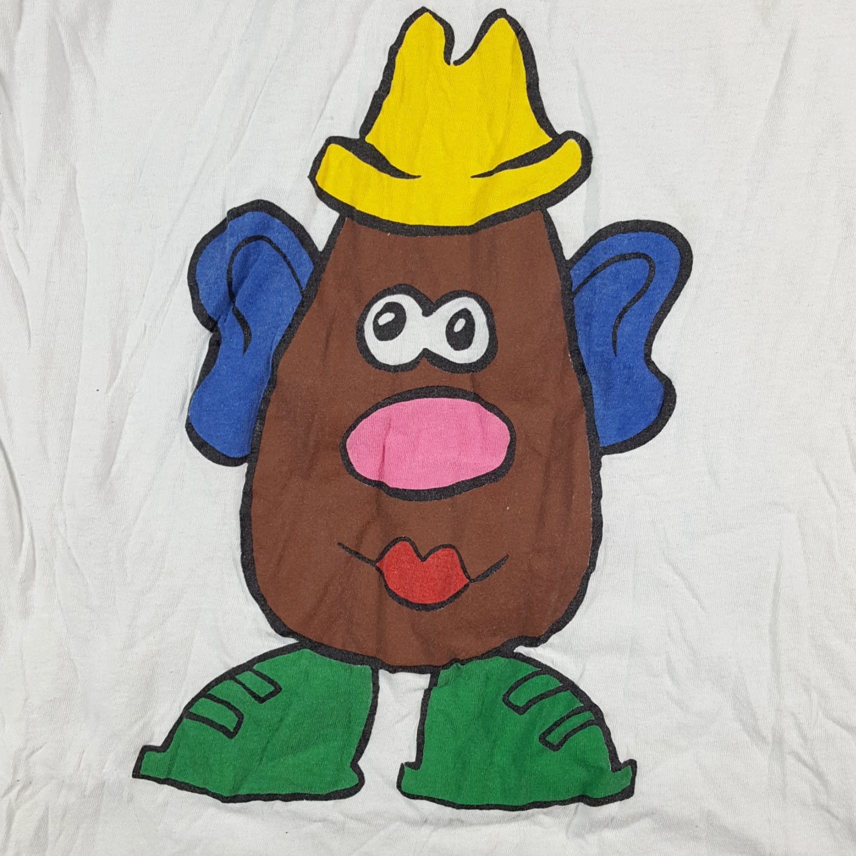 Vintage Vintage 80s Mr Potato Head Perfect Man Women's Size XL Funny Cartoon T Shirt Top Size XL / US 12-14 / IT 48-50 - 3 Thumbnail
