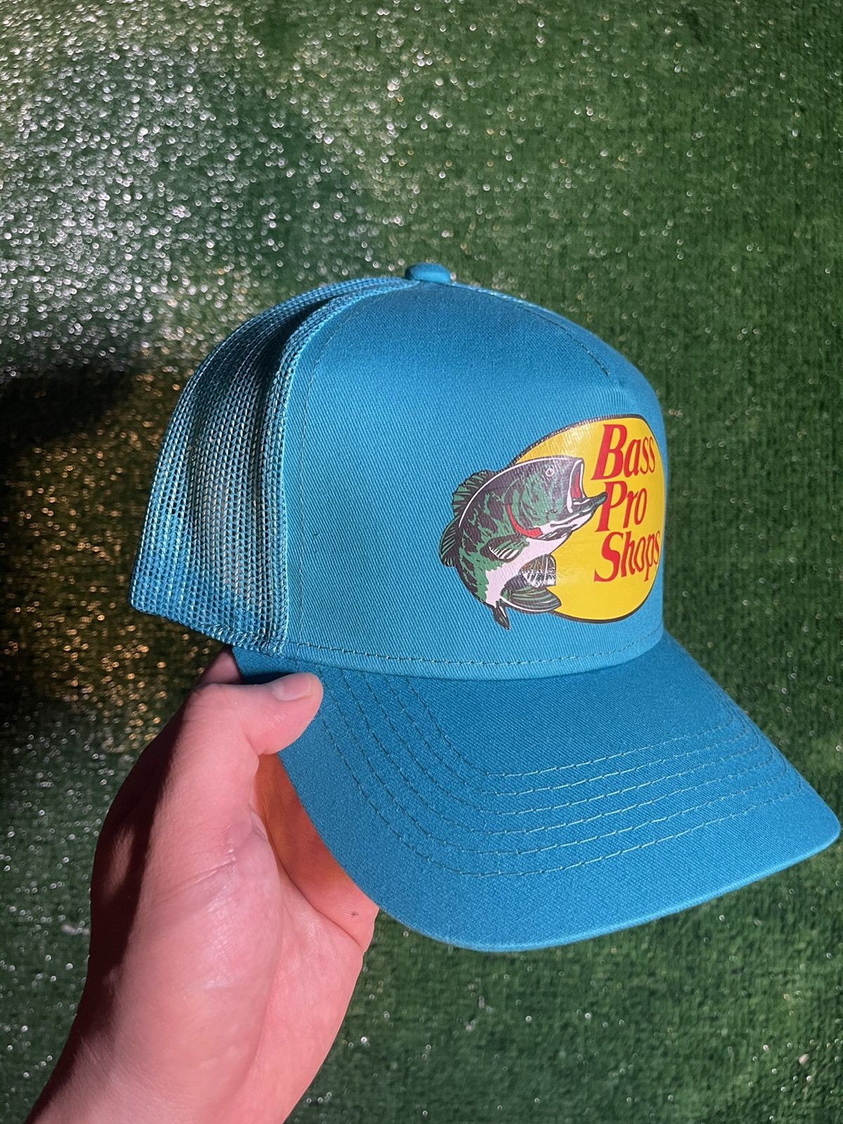 Bass Pro Shops Aqua Blue Men’s Bass Pro Hat Size ONE SIZE - 4 Thumbnail