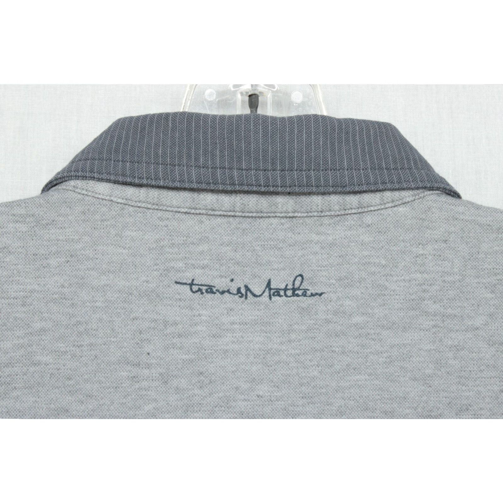 TravisMathew Travis Mathew Polo Shirt Men's L Gray 4 Button Golf Casual Short Sleeve Shirt Polo Gray Men Regular Clothing Size US L / EU 52-54 / 3 - 5 Thumbnail