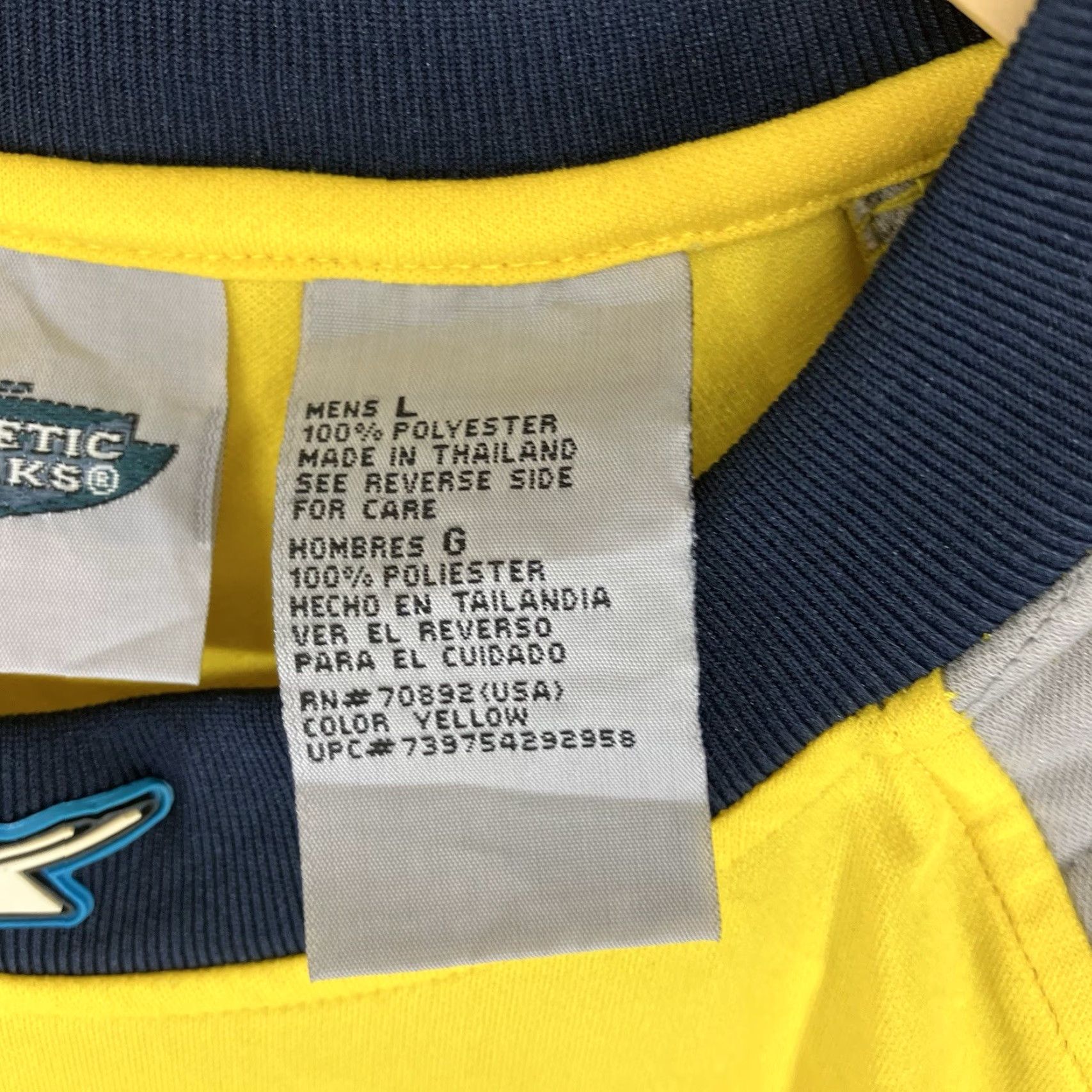 Athletic Works VTG 90s Y2K Extreme Motocross XMX Jersey Light Padding Mens Large Yellow Colorblock Spider 90s Motocross Biker Jersey Mens Size US L / EU 52-54 / 3 - 6 Thumbnail