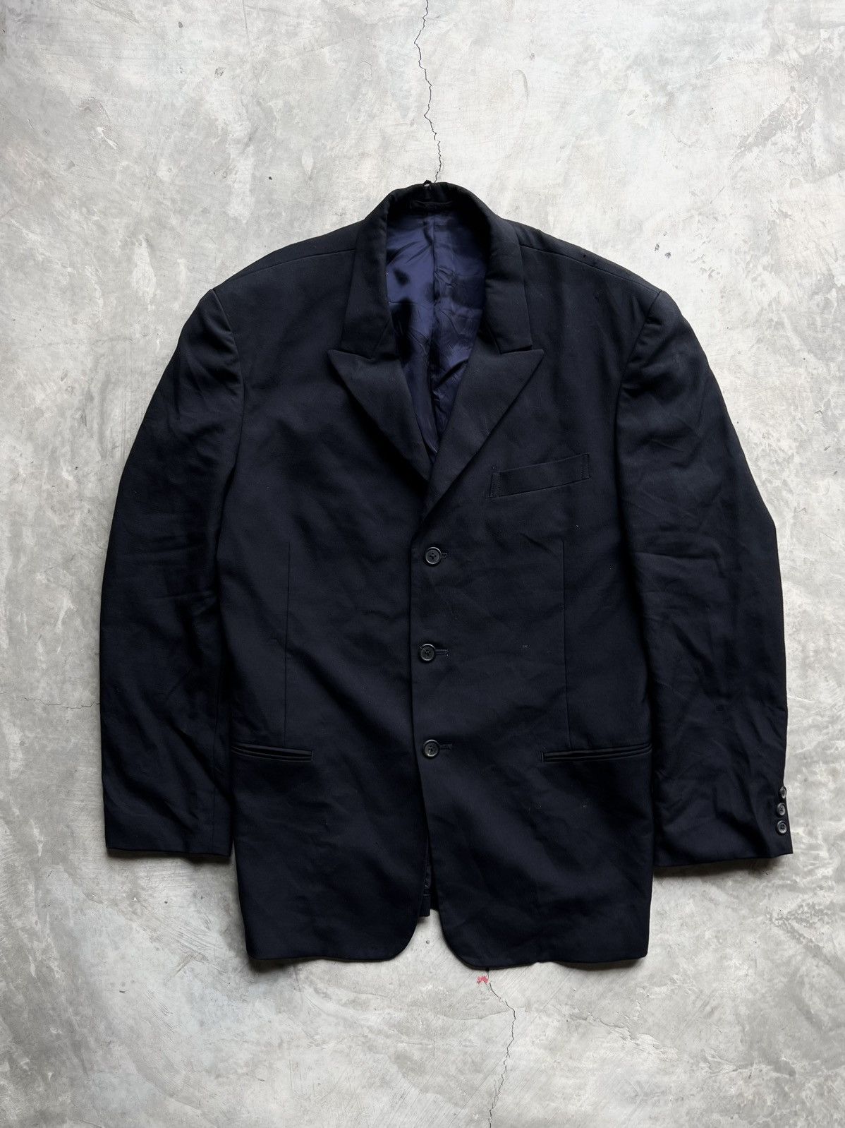 Yohji Yamamoto Y’s for men by Yohji Yamamoto Classic Tailored Blazer Jacket Size US S / EU 44-46 / 1 - 2 Thumbnail