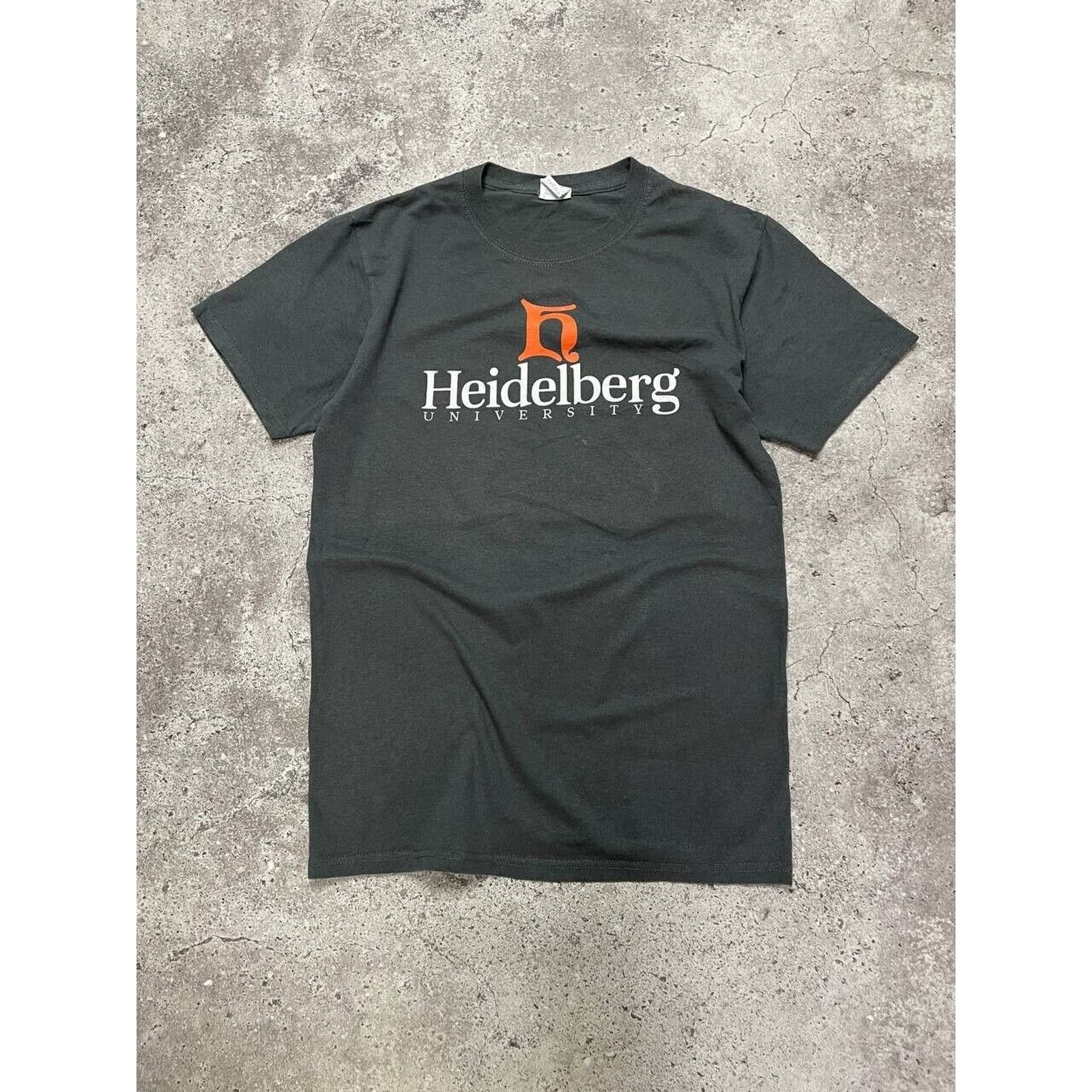 Jerzees × Vintage Vintage Heidelberg University T-Shirt Black S College Tee Size US S / EU 44-46 / 1 - 1 Thumbnail