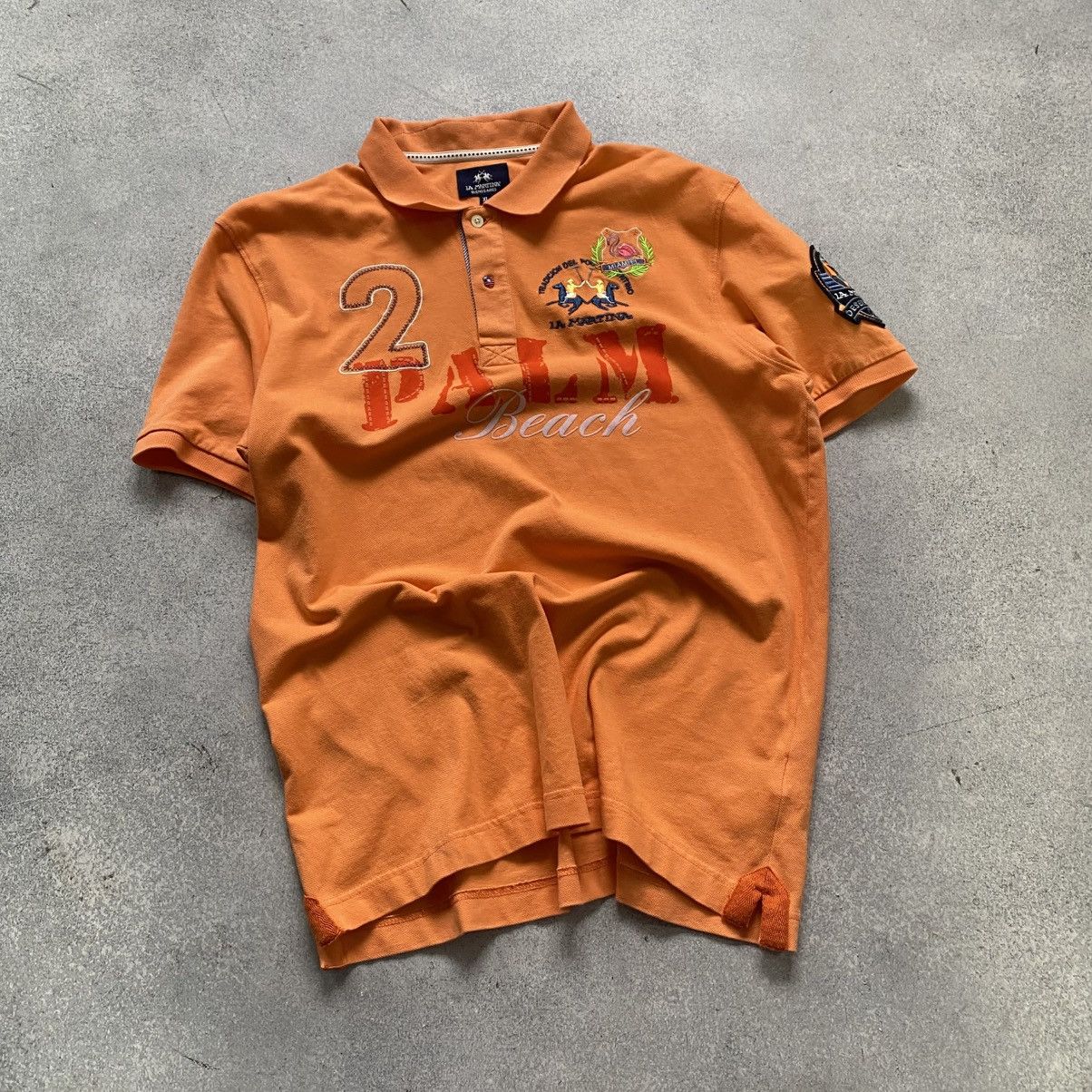 La Martina Y2K Vintage La Martina Polo Shirt Size US XL / EU 56 / 4 - 1 Thumbnail