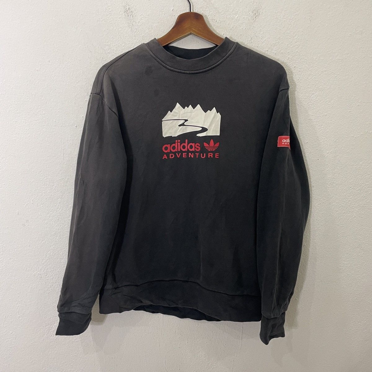 Vintage Y2k Adidas Faded Sweatshirt