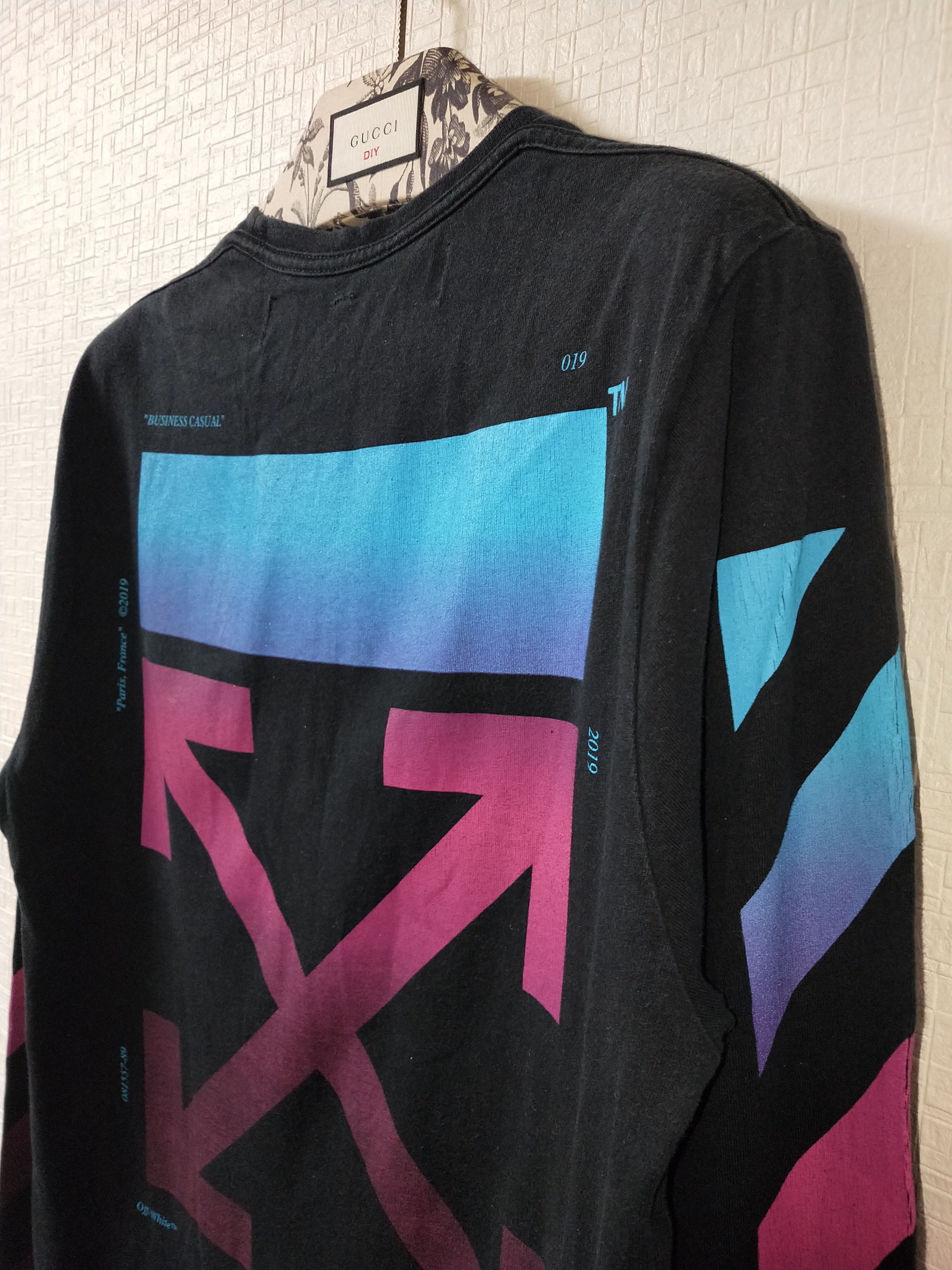 Off-White Multicolor Gradient Arrow L/S Tee Size US S / EU 44-46 / 1 - 3 Thumbnail