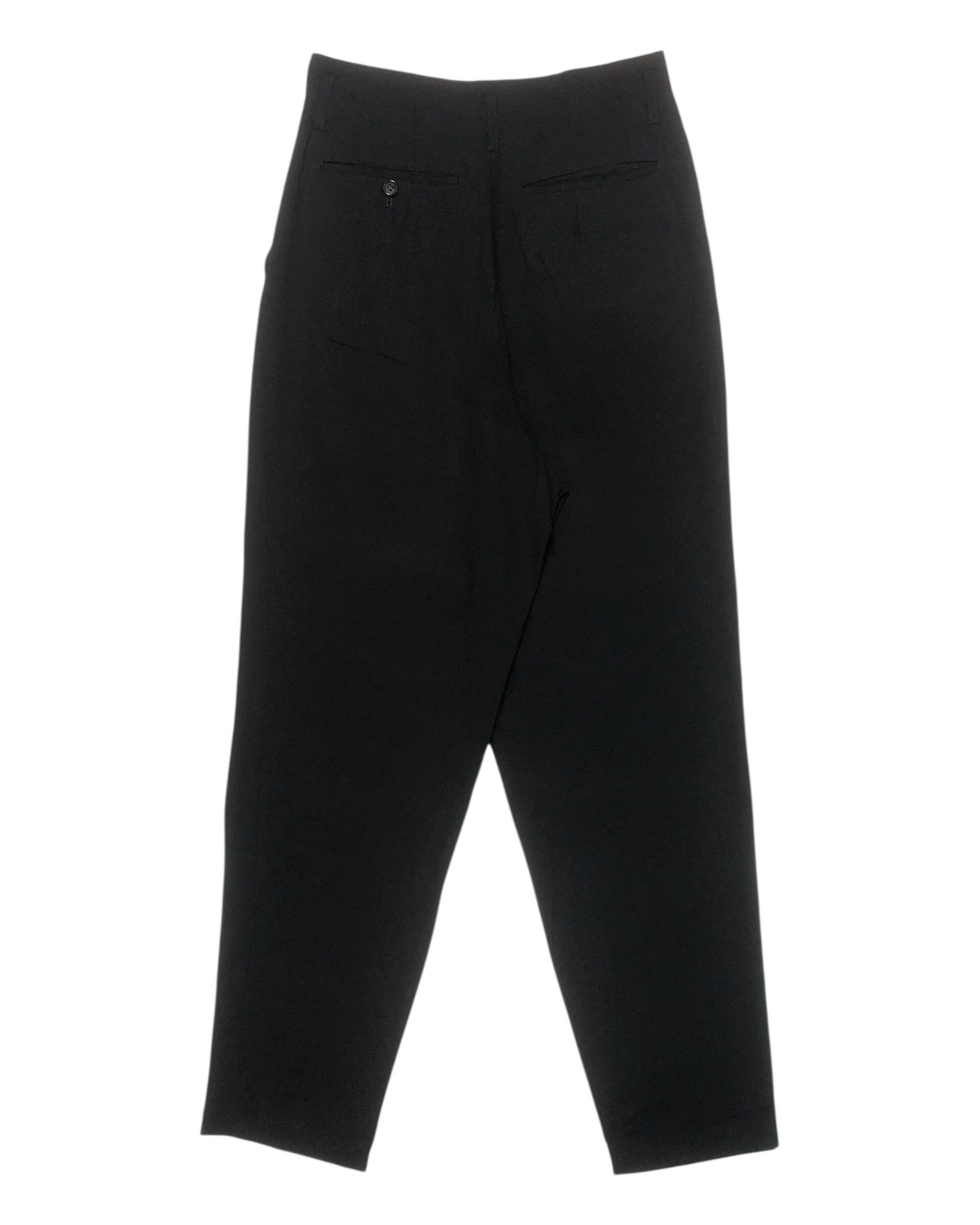 Tricot Comme des Garcons 90s tricot Comme des Garçons Wool-Rayon Tapered Trousers Size 27" / US 4 / IT 40 - 2 Thumbnail