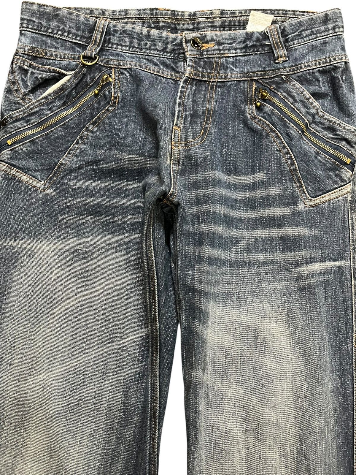 Hysteric Glamour Vintage Double Focus Double Waist Grunge Denim Size US 33 - 2 Thumbnail