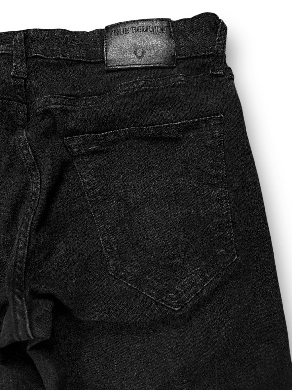 True Religion True Religion Tony Skinny Full Black Opium Stretch Jeans W33 Size US 33 - 5 Thumbnail