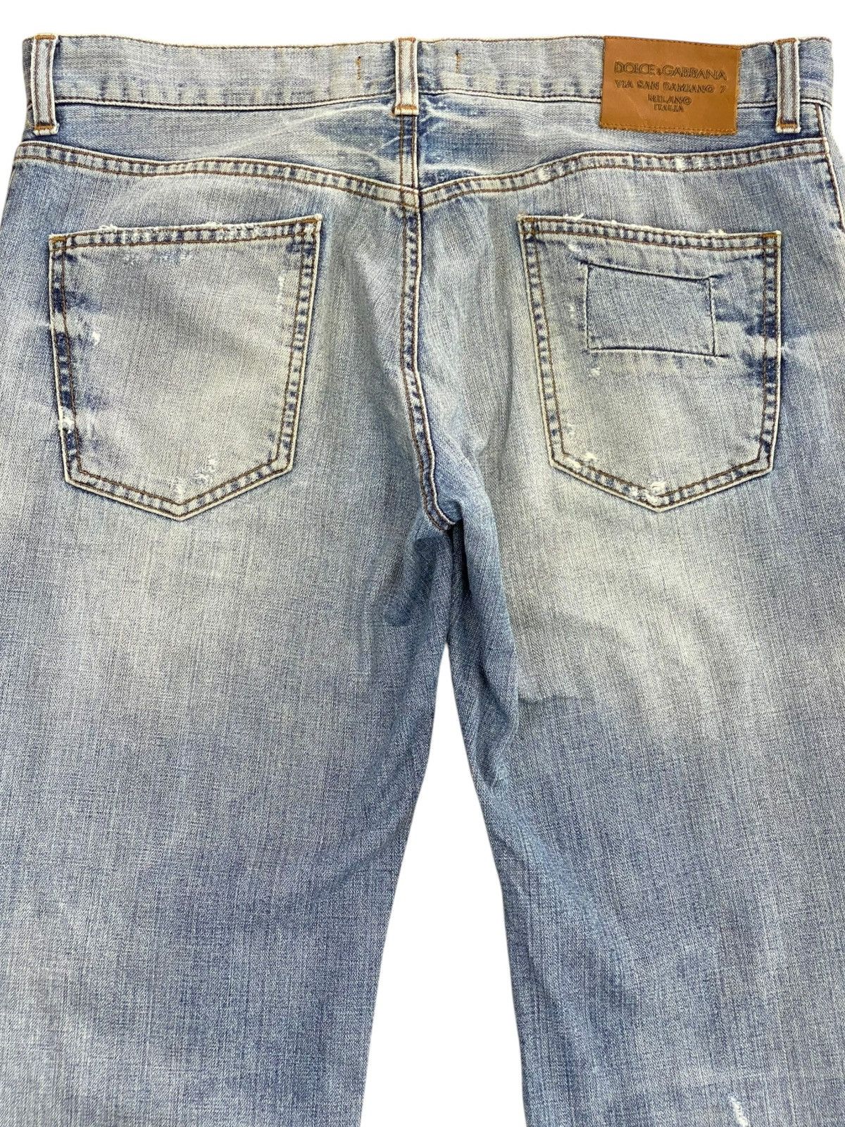 Dolce & Gabbana Dolce & Gabbana Faded Style Ripped Jeans Size US 36 / EU 52 - 14 Thumbnail