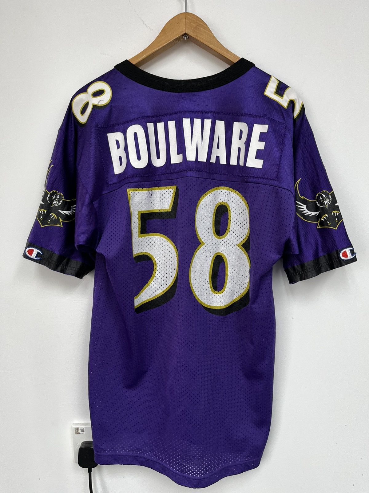 Champion Vtg Peter Boulware Baltimore Ravens Champion Jersey Size US M / EU 48-50 / 2 - 14 Thumbnail