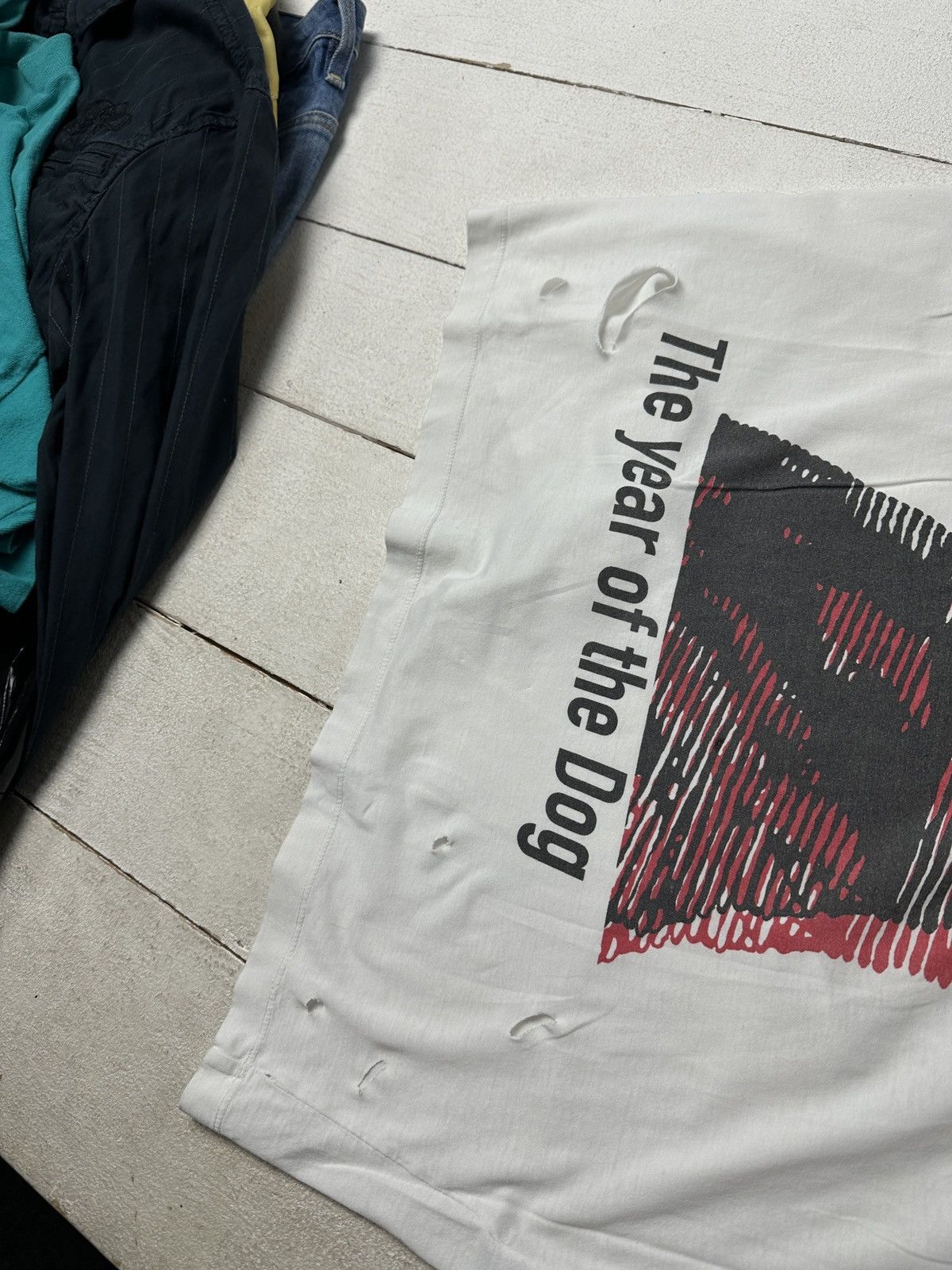 Dsquared2 🚨 Dsquared 2 DISTRESSED BIG LOGO MEN T-SHIRT SHORT SLEEVE Size US XL / EU 56 / 4 - 6 Thumbnail