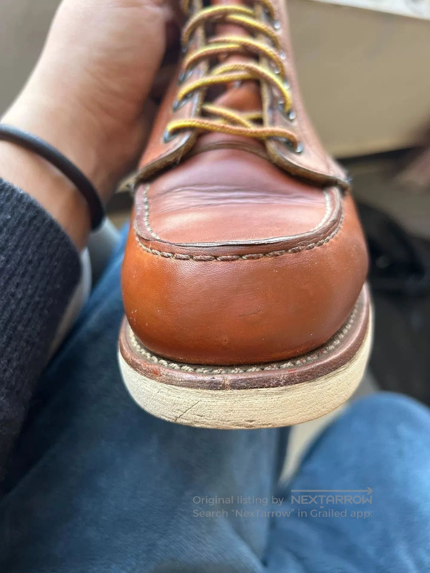 Red Wing redwing 875 leather boots size 6D. Size US 6 / EU 39 - 9 Thumbnail