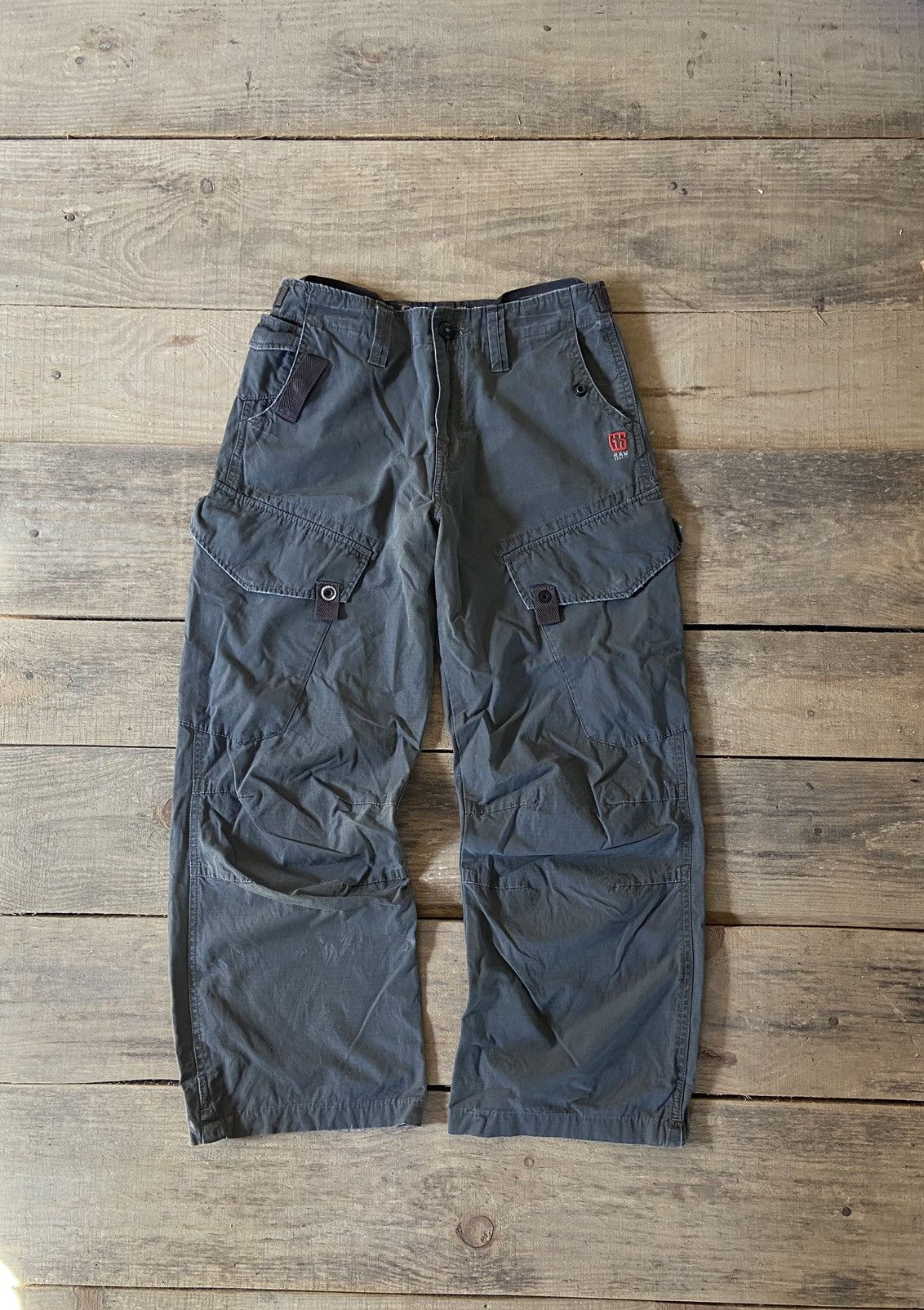 G-Star × Vintage Vintage GstarRaw y2k cargo pants Size US 32 / EU 48 - 1 Thumbnail