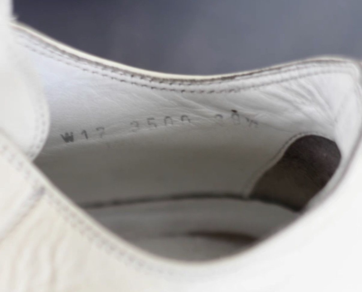 Rick Owens Rick Owens Mainline Leather "Milk"Off-White Low-Top Sneakers Size US 8.5 / IT 38.5 - 5 Thumbnail