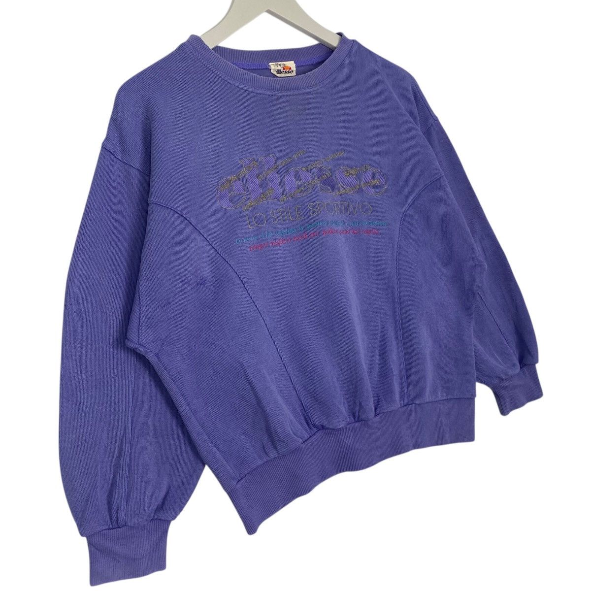 Vintage Vintage Ellesse Big Logo Crewneck Sweatshirt Blue Size S Size US S / EU 44-46 / 1 - 3 Thumbnail