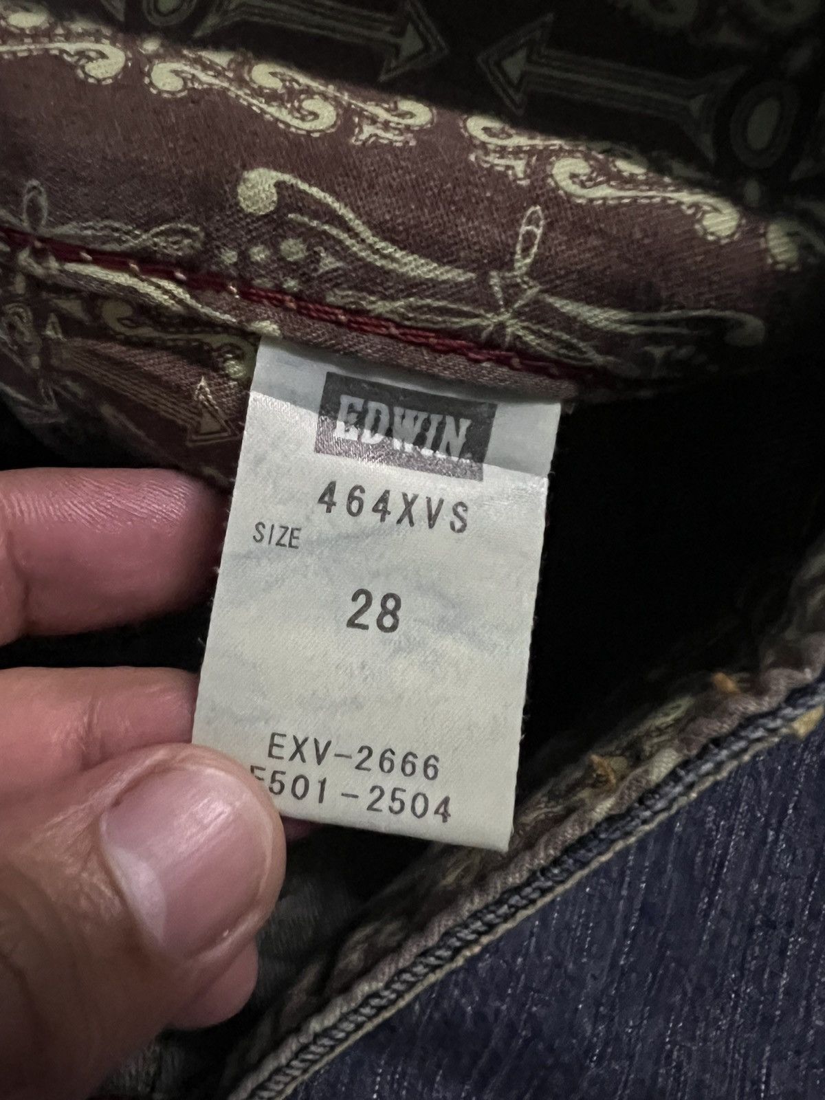 Edwin 💥Rare💥Edwin Exclusive Vintage Buffalo Head Jeans Size US 30 / EU 46 - 19 Thumbnail