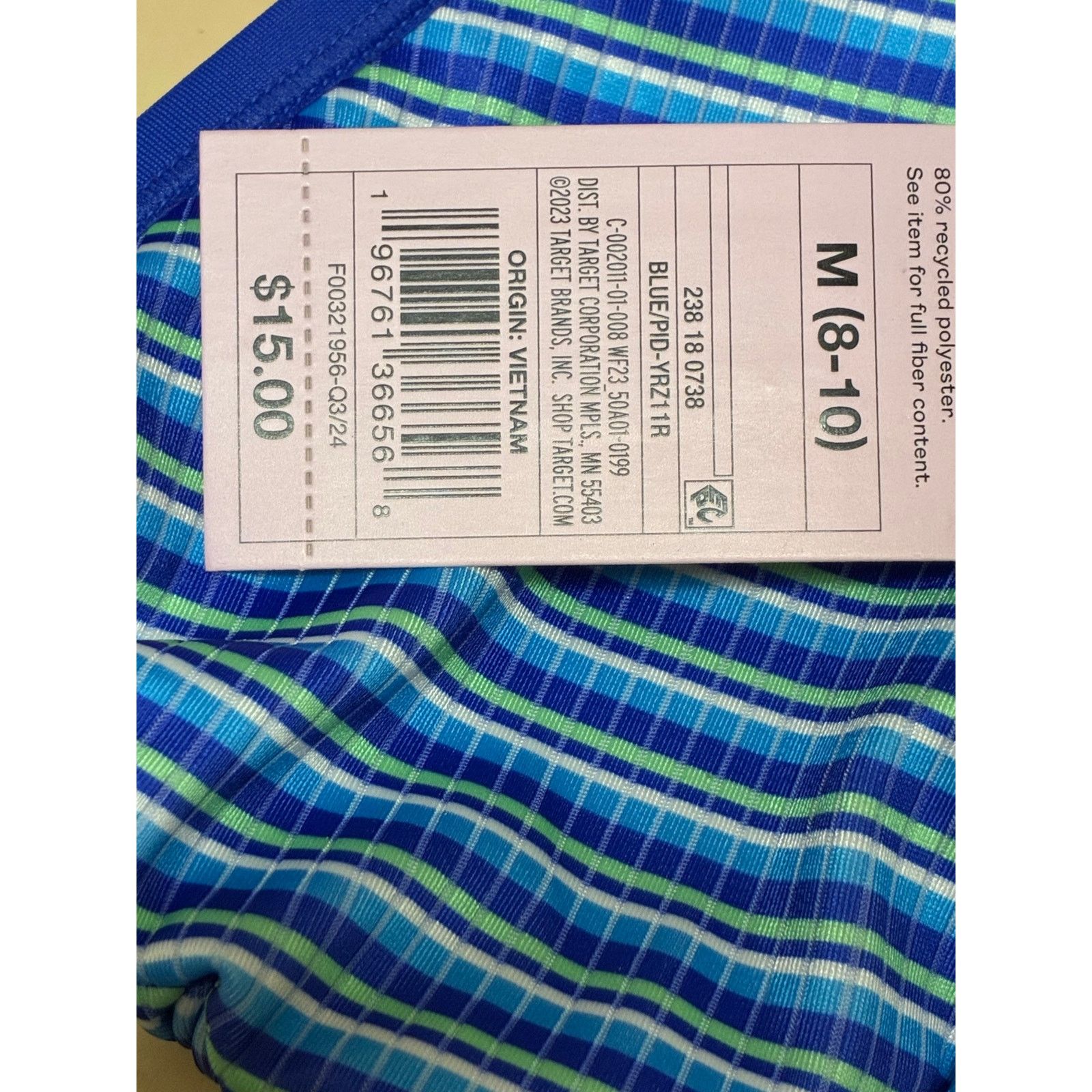 The Unbranded Brand Medium Coverage with Charms Triangle Bikini Top Wild Fable Size ONE SIZE - 4 Thumbnail
