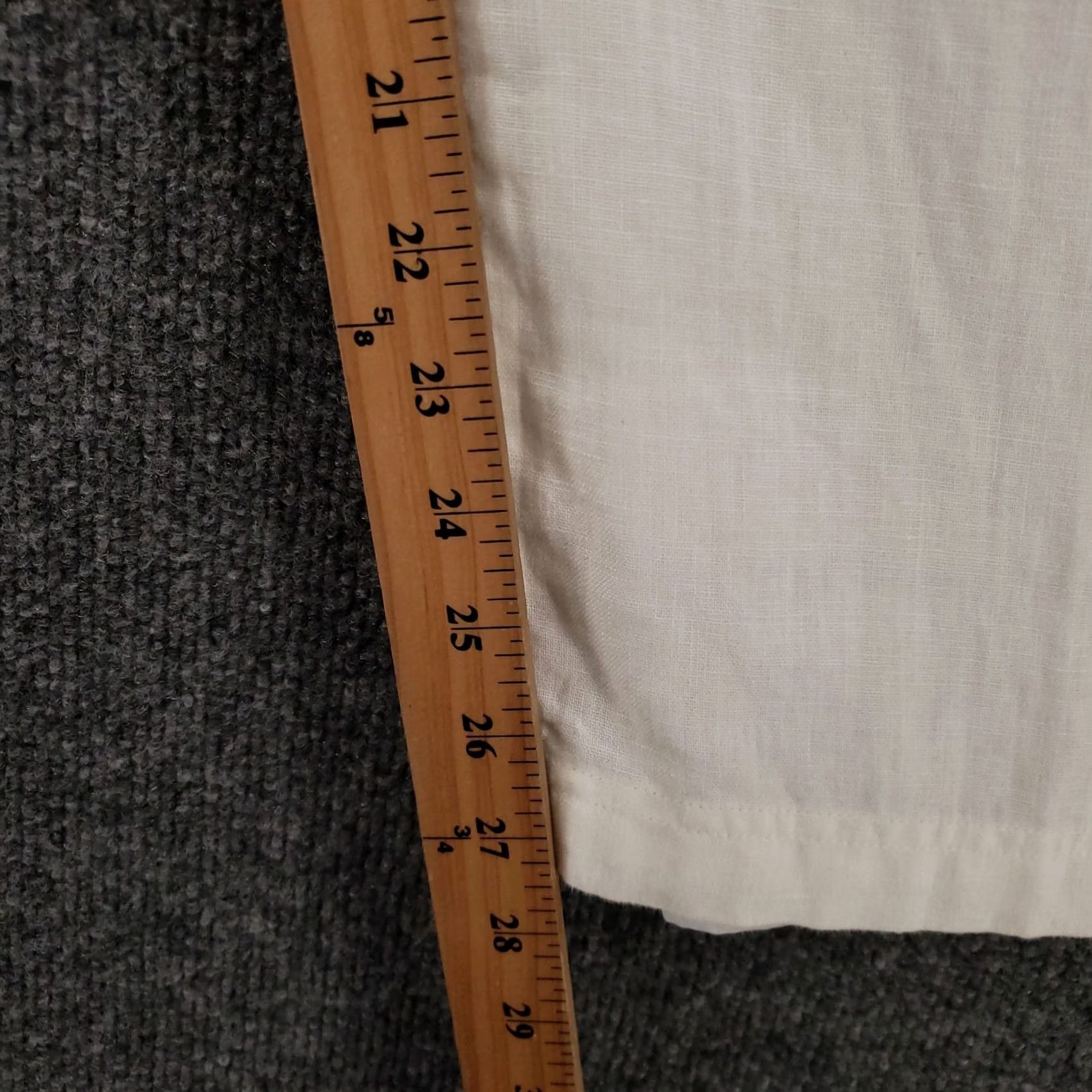 JM Collection JM Collection Pants Womens 14P Petite White High Rise Linen Stretch Drawstring Pants Womens 14P Petite White High Rise Linen Stretch Drawstring Size 36" / US 14 / IT 50 - 7 Thumbnail