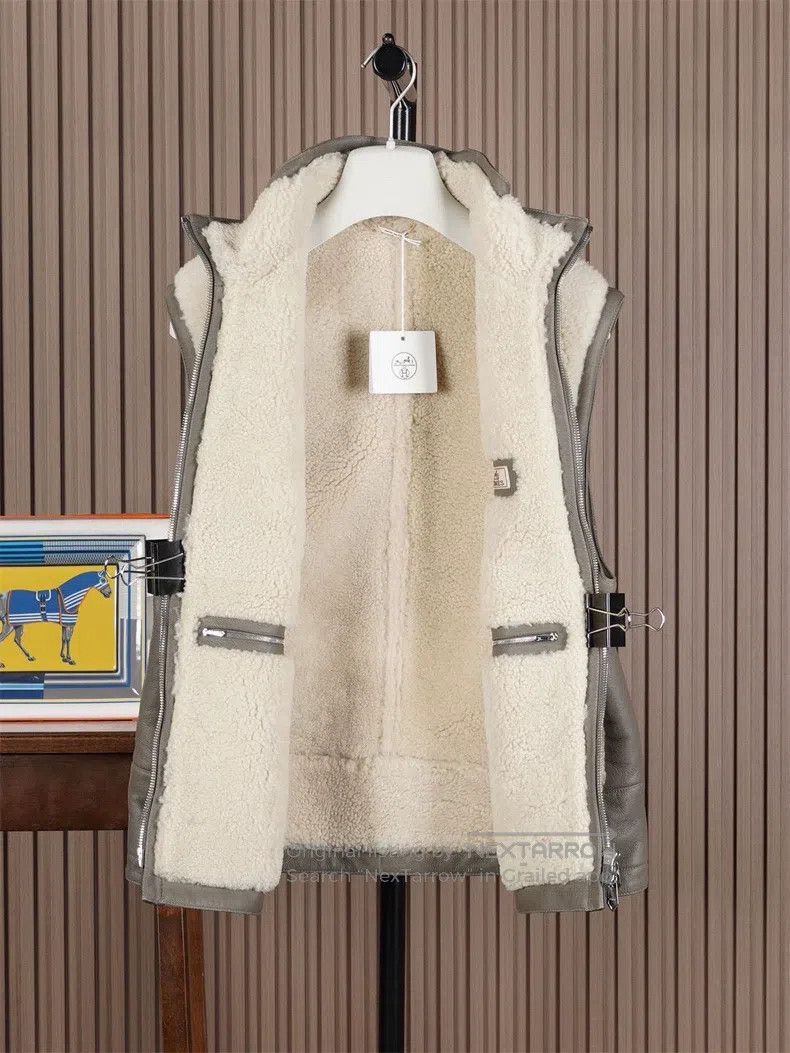 Hermes Hermes Fashion Leather and Fur Vest Size US M / EU 48-50 / 2 - 3 Thumbnail