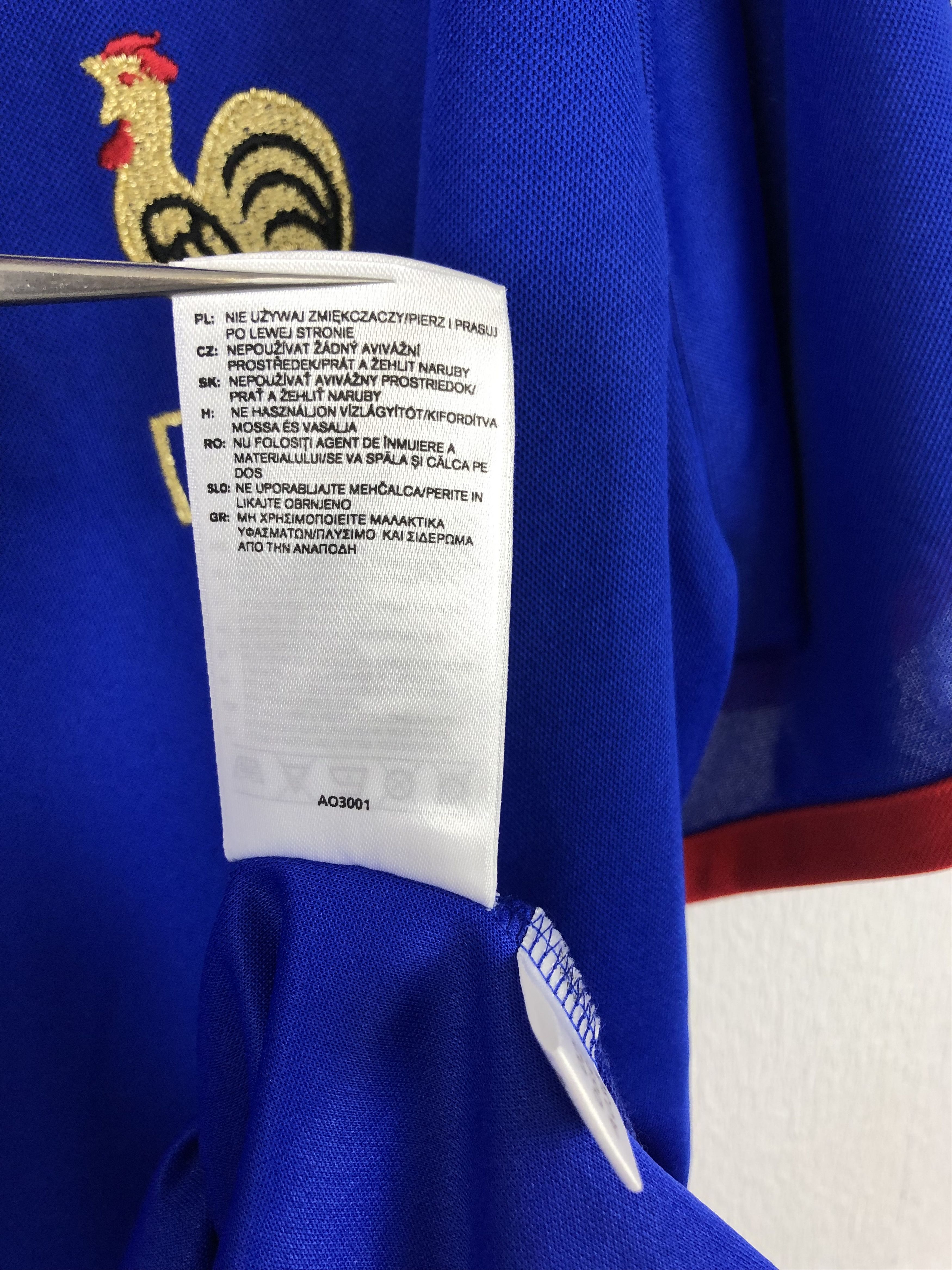 Adidas Vintage France Home football shirt 2005 Soccer Jersey Rare Size US XL / EU 56 / 4 - 12 Thumbnail