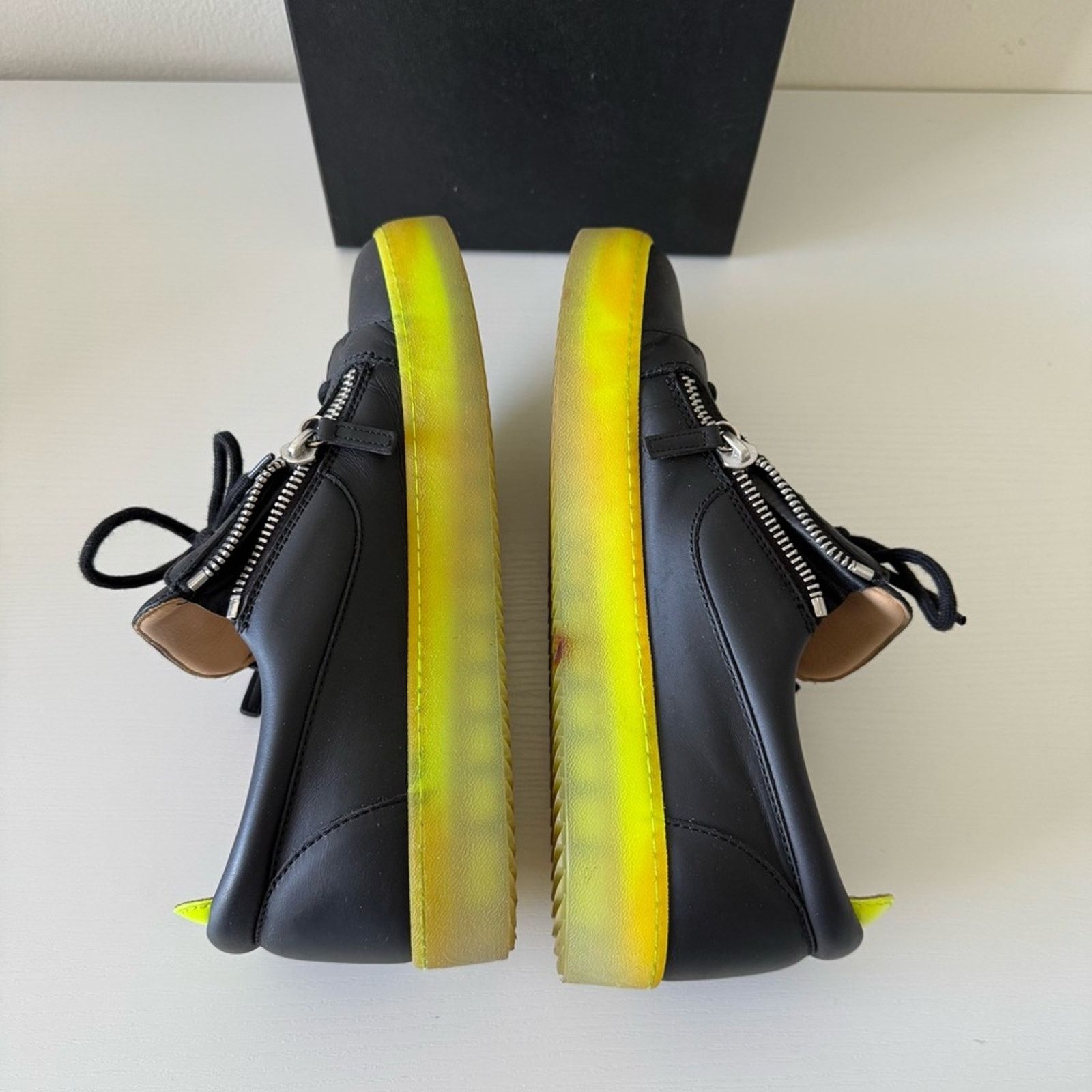 Giuseppe Zanotti Giuseppe Zanotti Black Sneakers with Modern Design, Size 45 Size US 12 / EU 45 - 10 Thumbnail