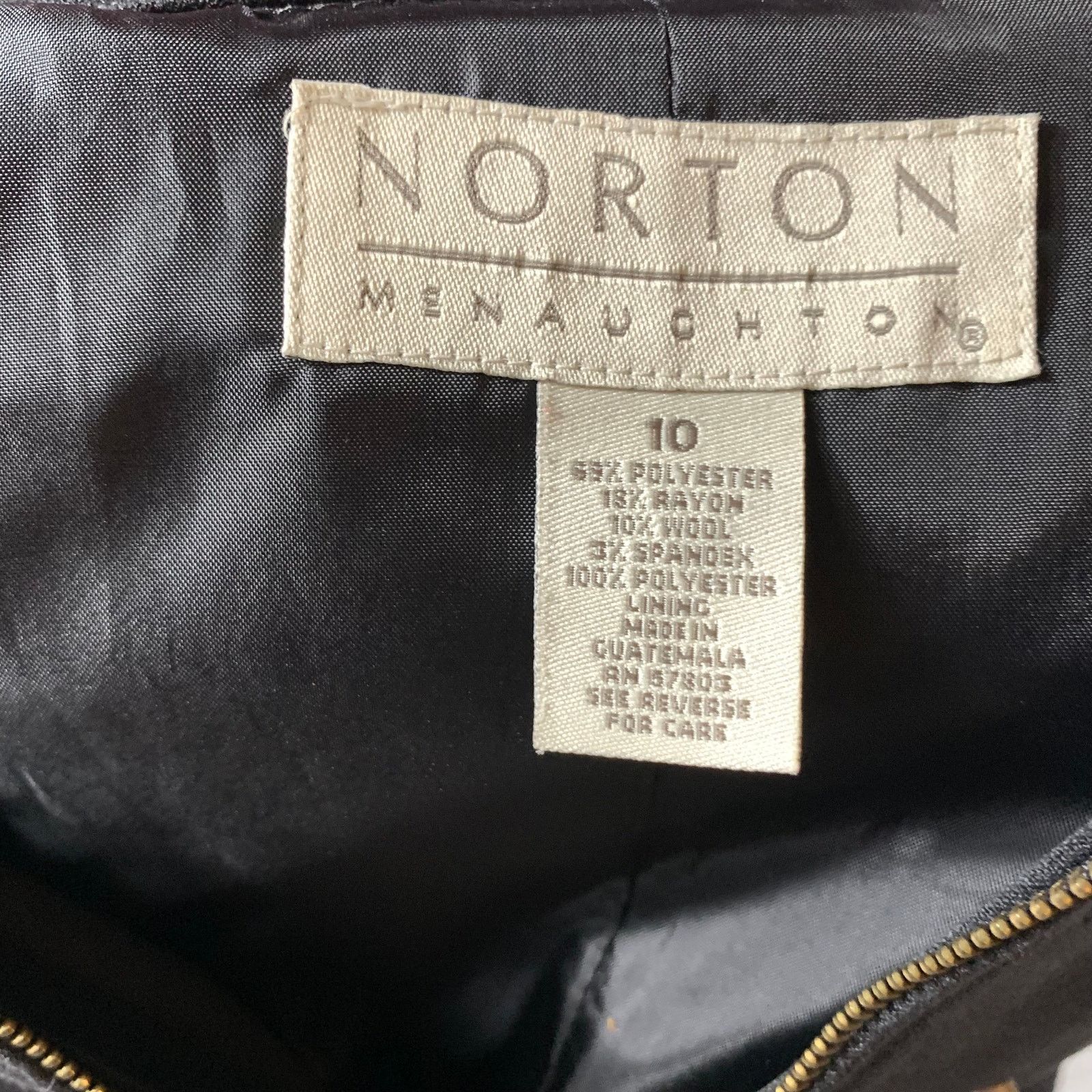 Other Norton Menauohton Shirt Women Size 10 Black Size L / US 10 / IT 46 - 3 Thumbnail