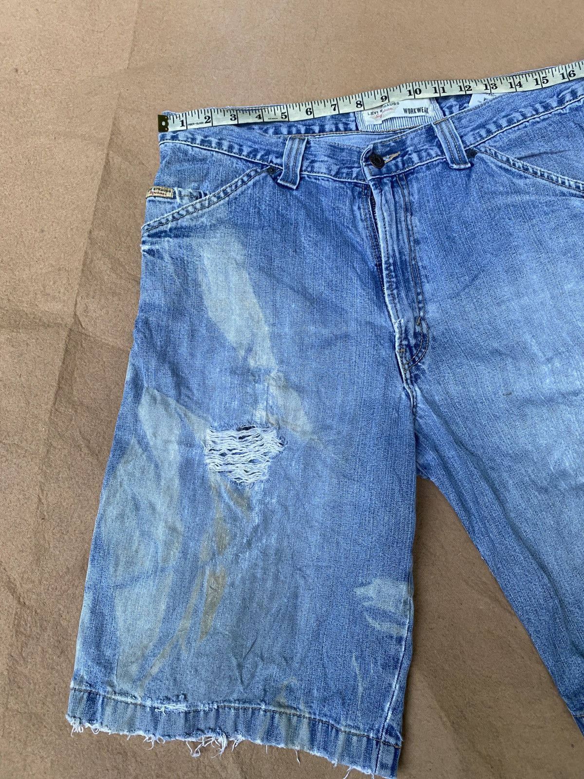 Levi's Levis singnature workware carpenter short pants Size US 35 - 5 Thumbnail