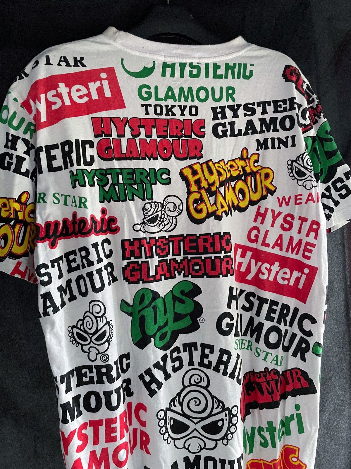 Hysteric Glamour HYSTERIC GLAMOUR MINI ALL OVER PRINTED TEE Size US XL / EU 56 / 4 - 10 Thumbnail