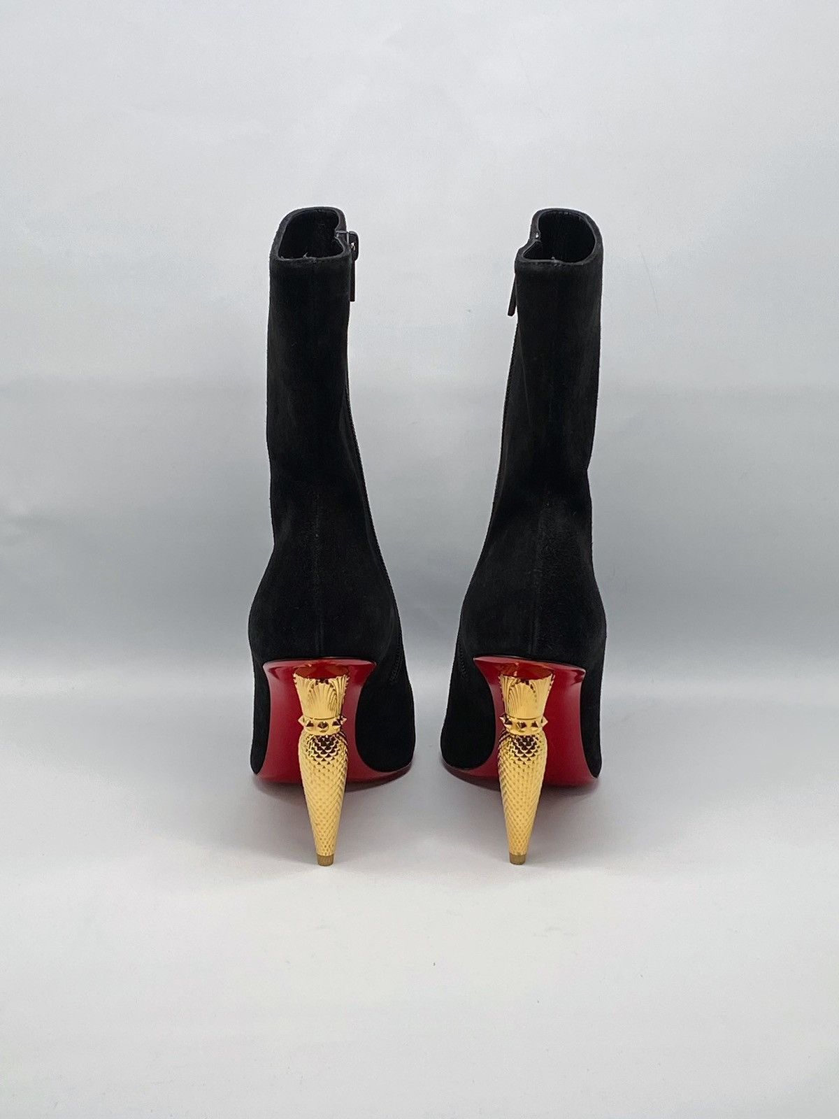 Christian Louboutin Christian Louboutin Lipbooty Suede Bootie size 37.5 Size US 7.5 / IT 37.5 - 7 Thumbnail
