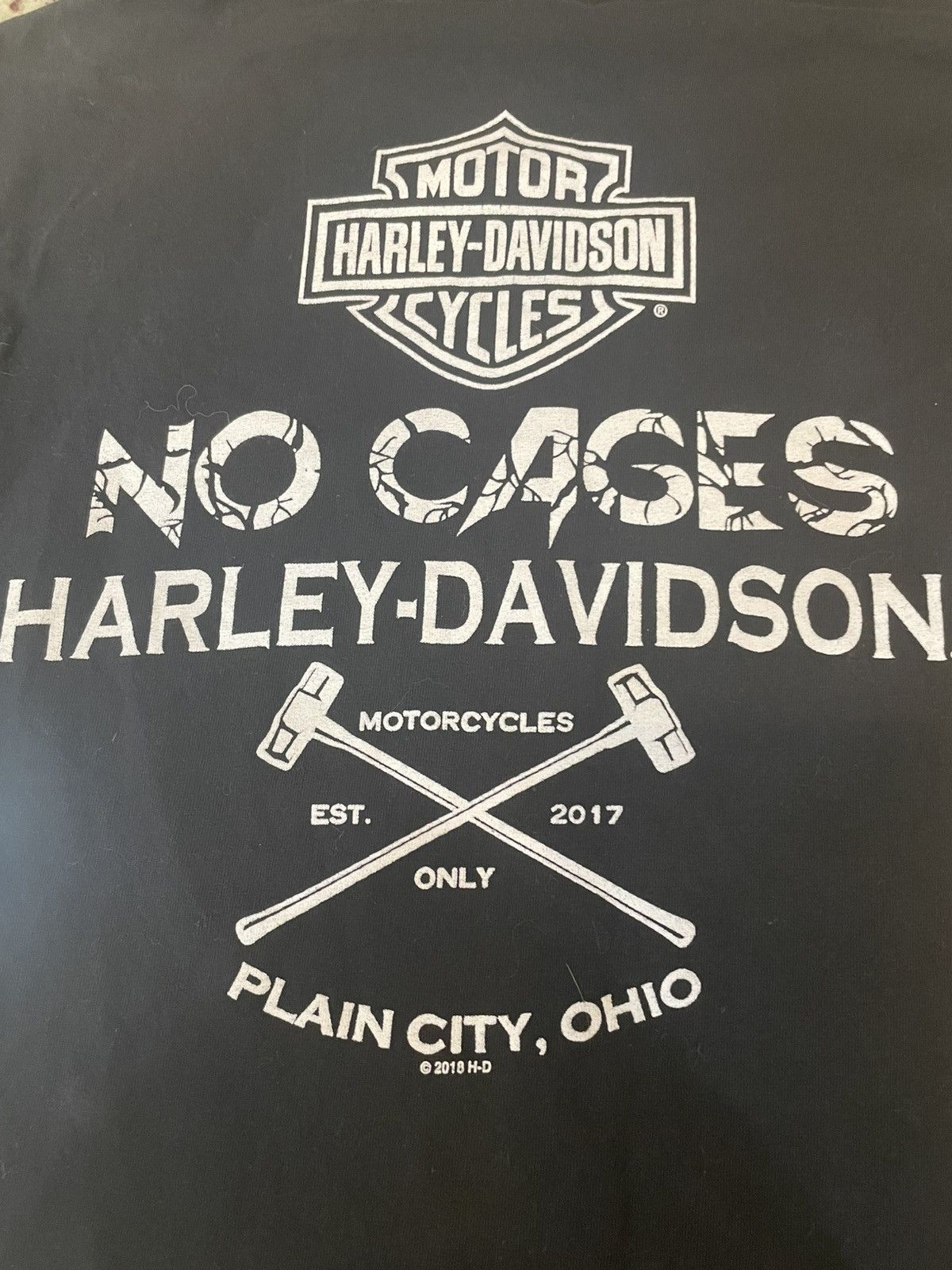 Harley Davidson Harley Davidson Black Logo Graphic Tee Size US S / EU 44-46 / 1 - 6 Thumbnail