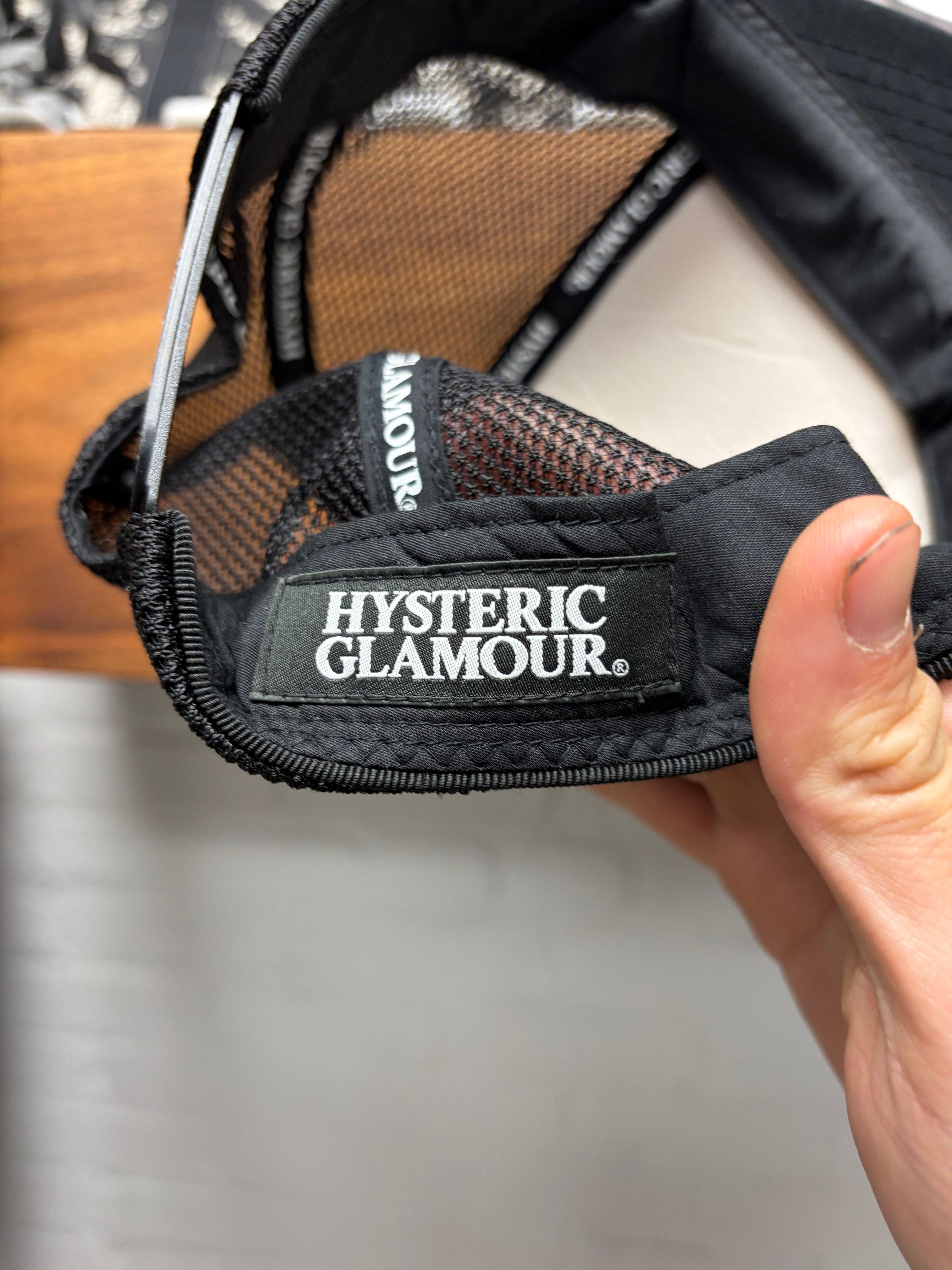 Hysteric Glamour Hysteric Glamour ‘H Logo’ Black Snapback Trucker Hat Size ONE SIZE - 6 Thumbnail