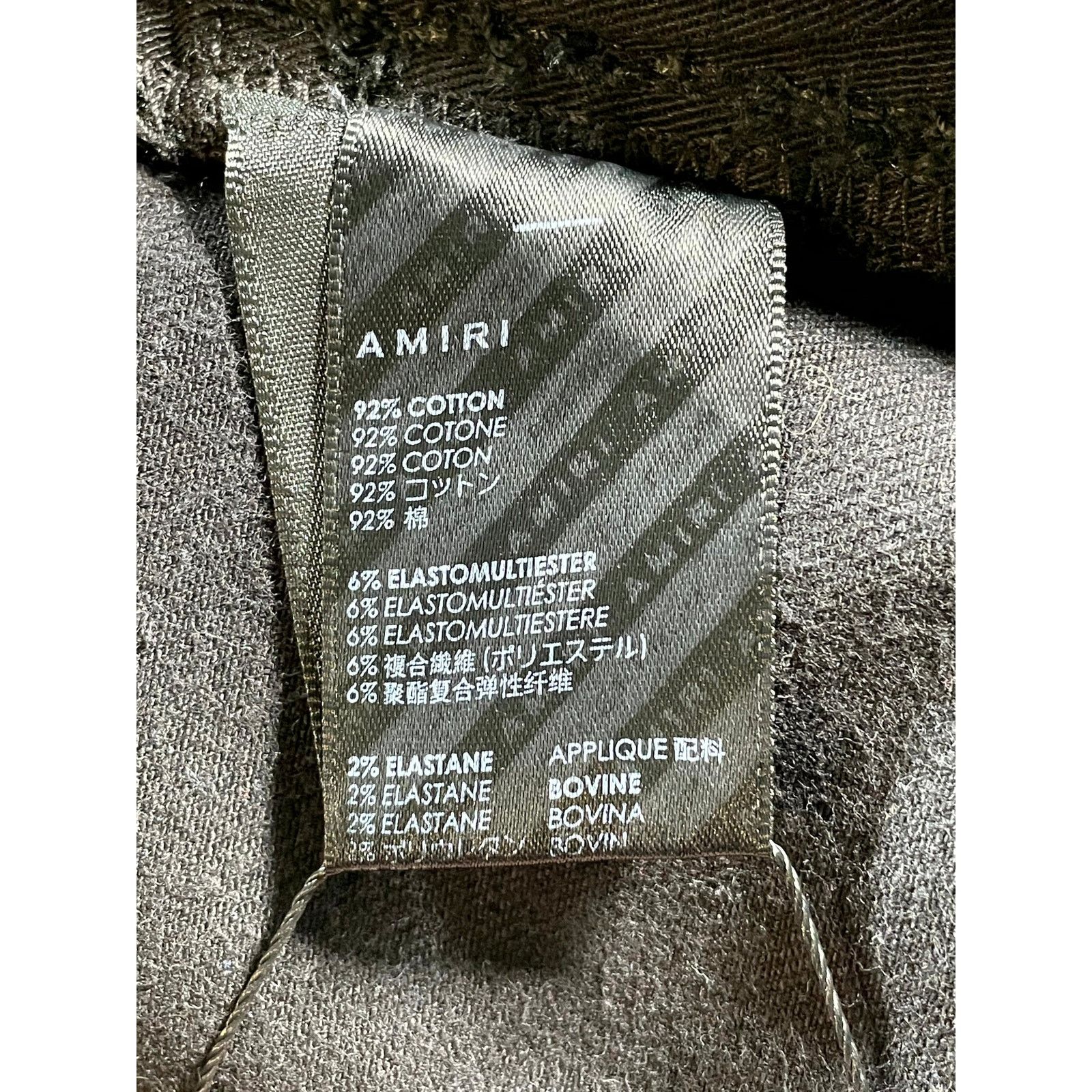 Amiri Amiri Wax Black Jeans Size US 40 / EU 56 - 5 Thumbnail