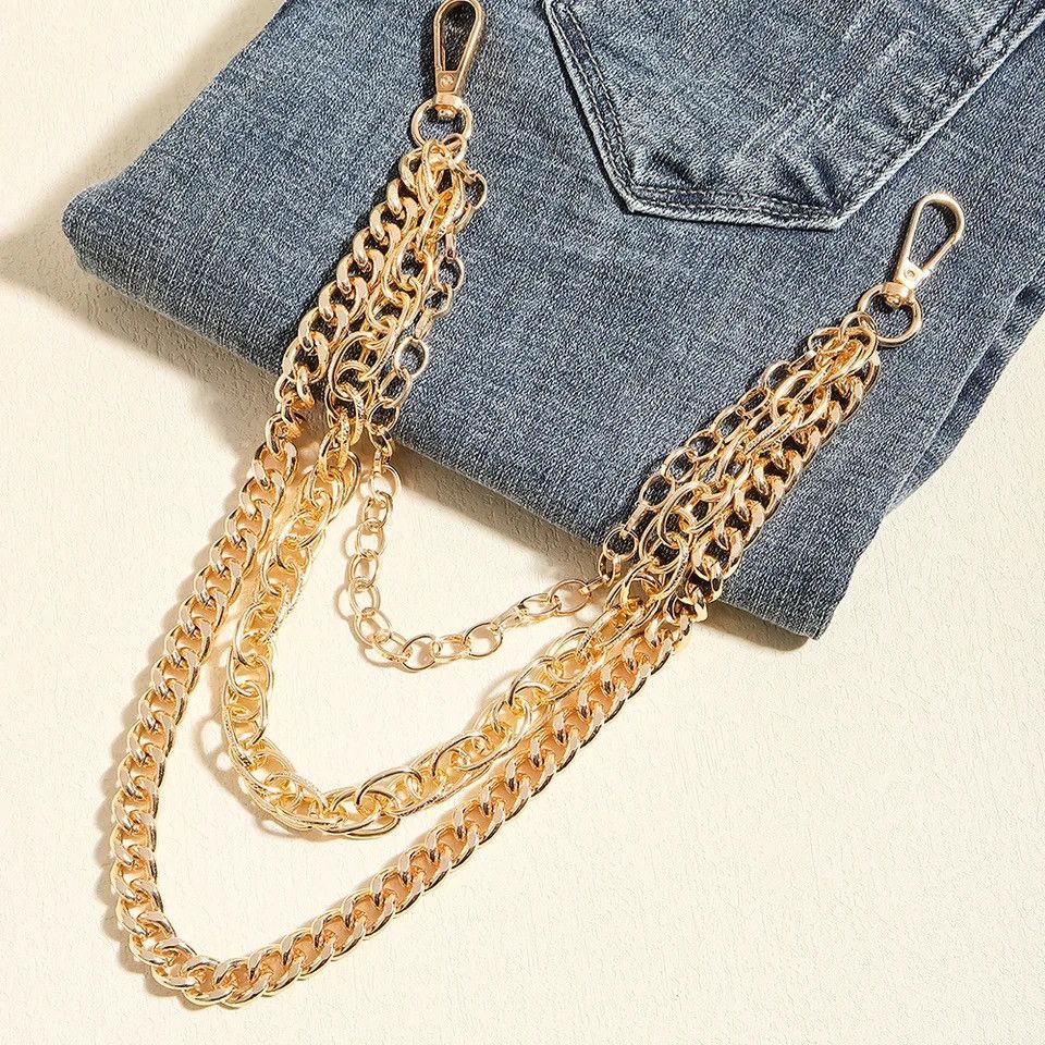 Vintage Hip hop Heavy metal Industrial style Pants Chain Size ONE SIZE - 2 Thumbnail