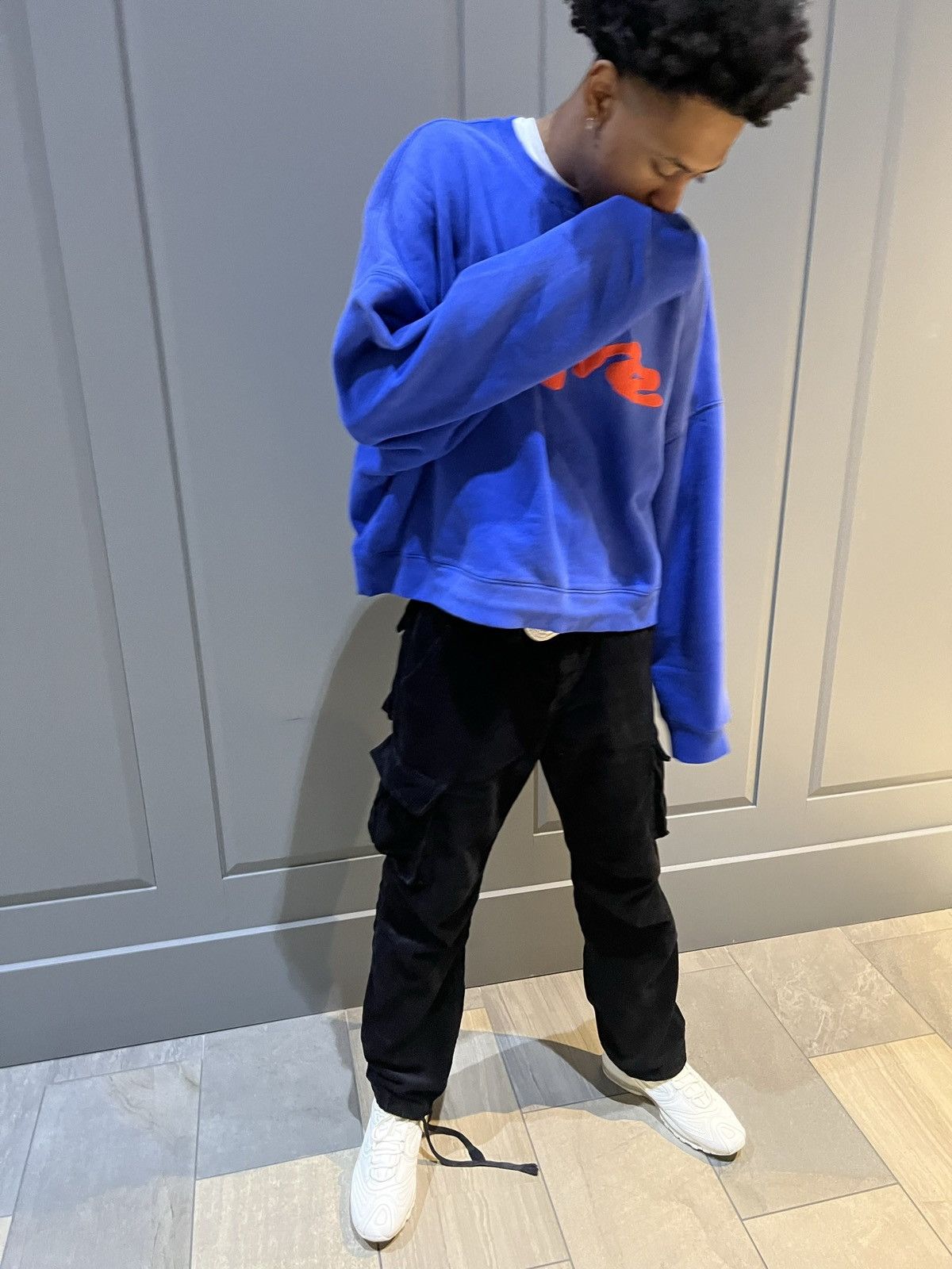 Entire Studios × Vintage Entire Studios Cropped Heavy Crewneck Size US XL / EU 56 / 4 - 4 Thumbnail